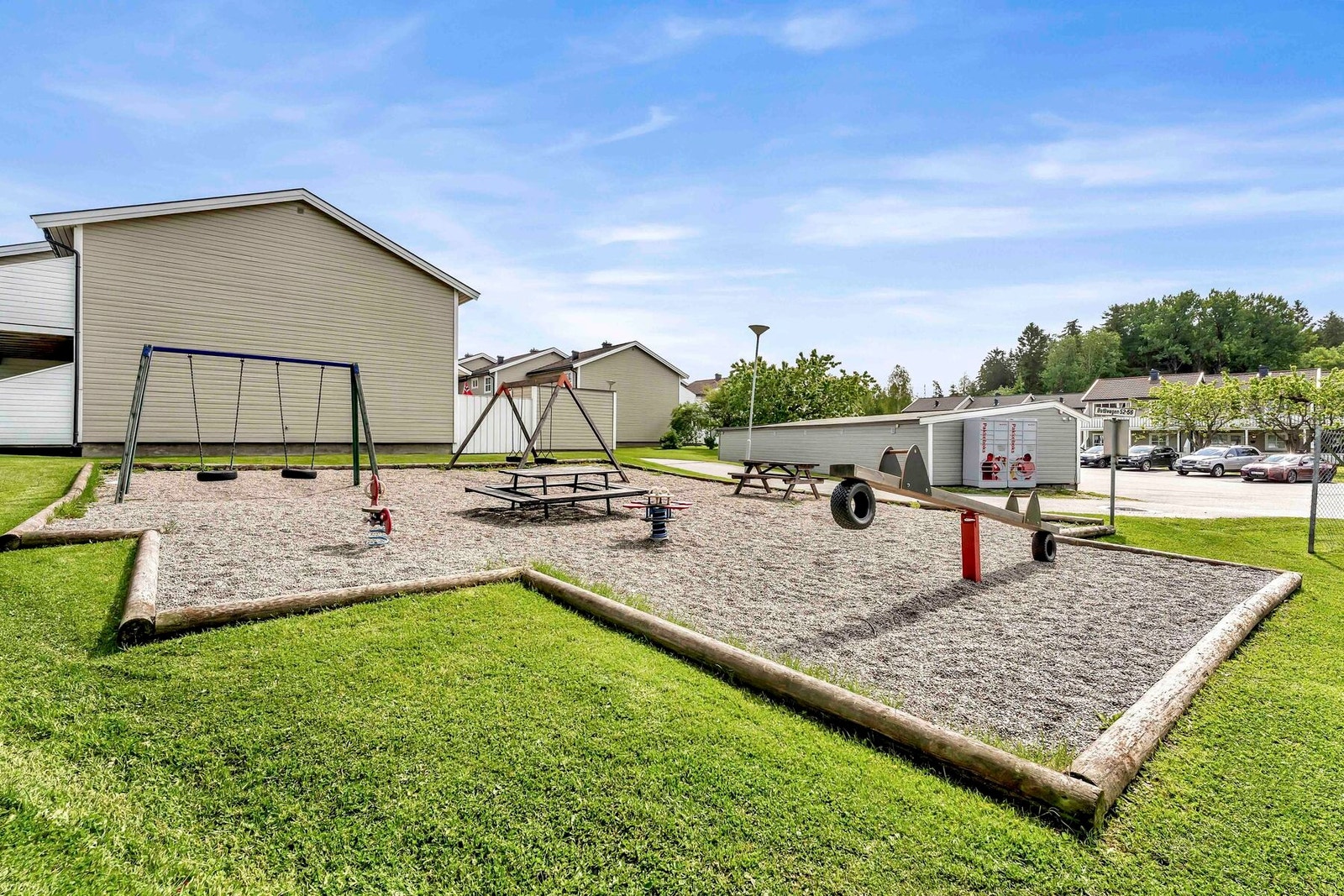 Felles lekeplasser på området Galleribilde