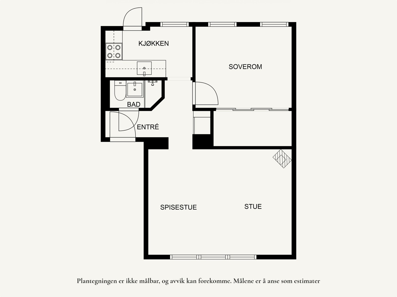 Plantegning. Galleribilde