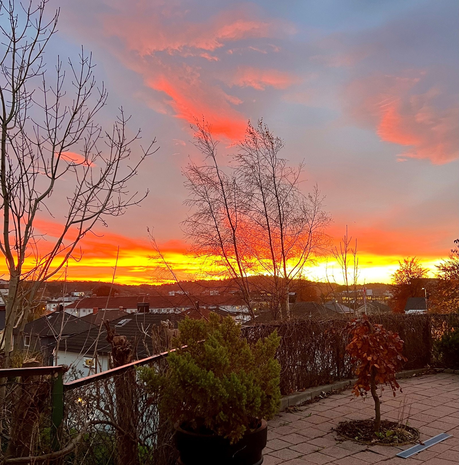 Selgers bilde - soloppgang over Sandefjord i november Galleribilde