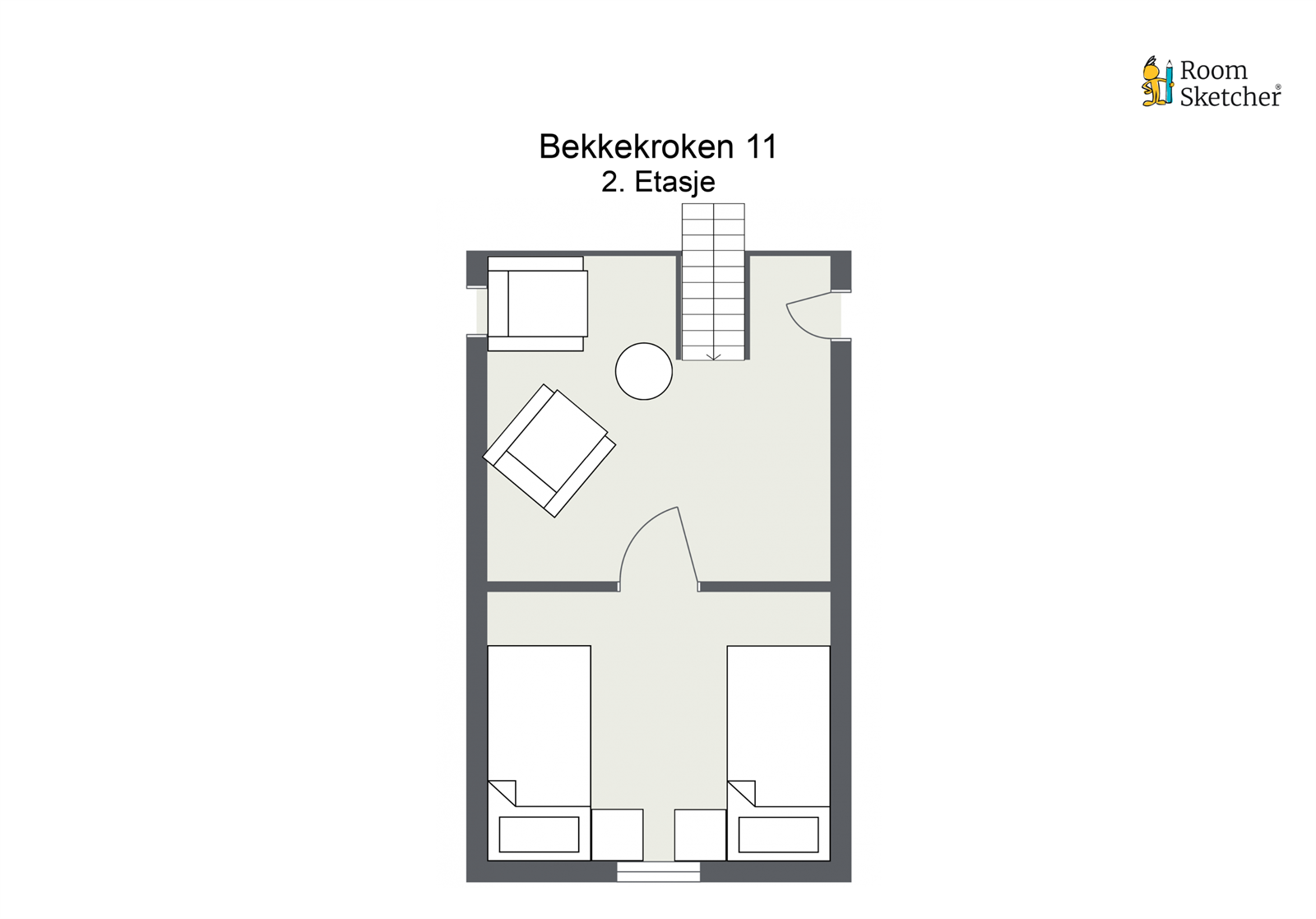 Plantegning hems Galleribilde