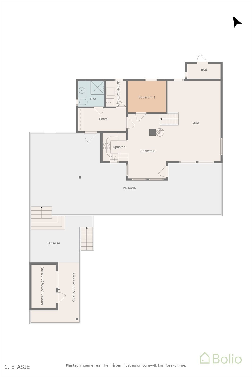 Plantegning Galleribilde