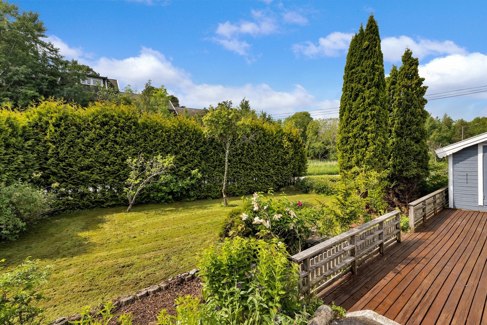 Tilhørende stor grønn hage Galleribilde