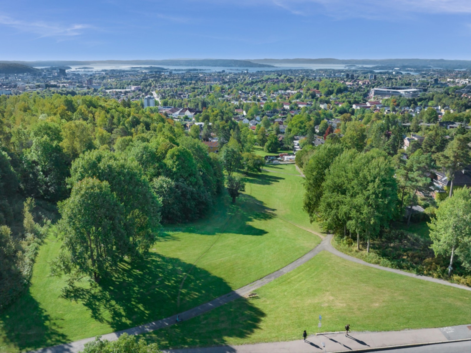 Havnabakken er et populært rekreasjonsområde, få minutter fra boligen Galleribilde