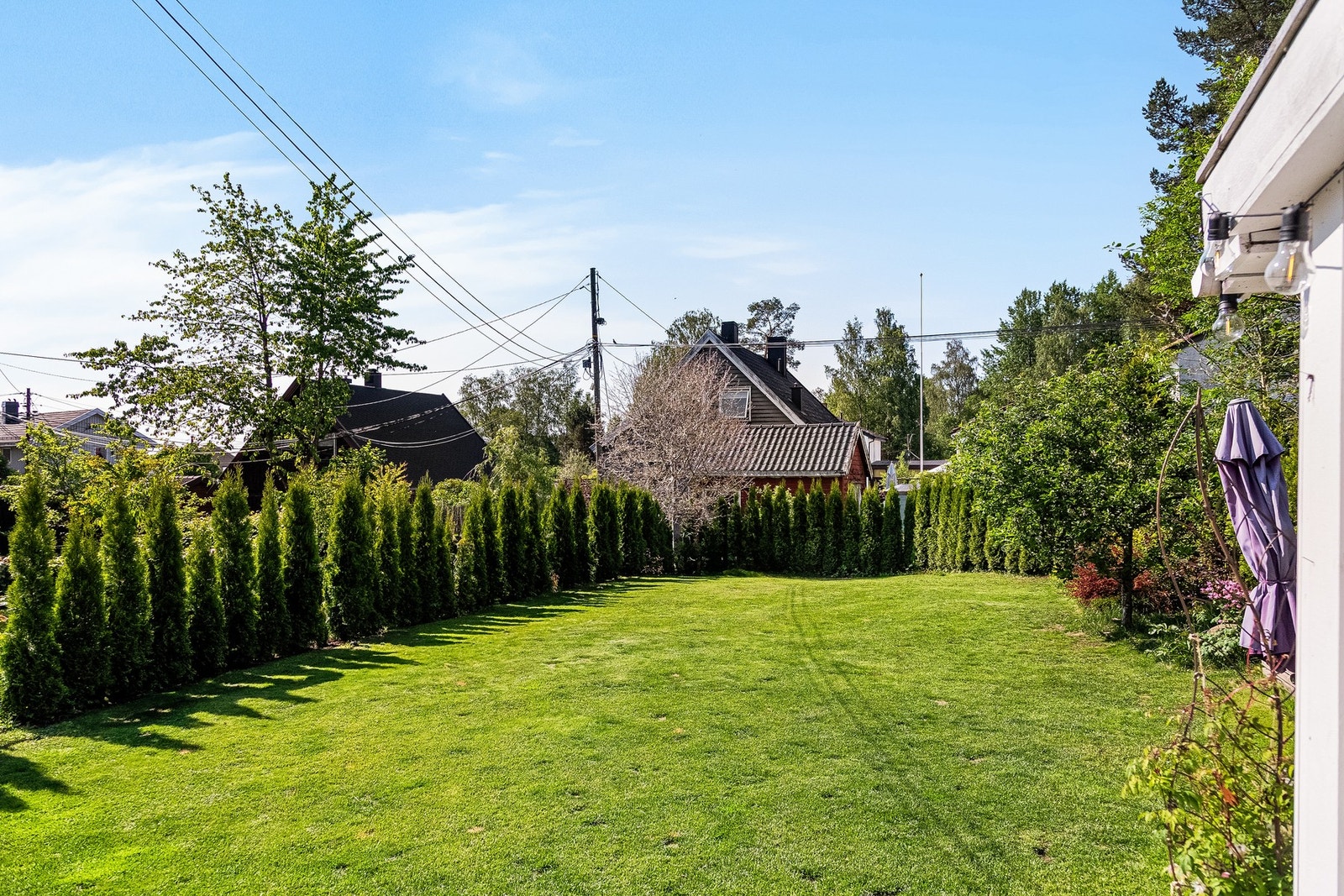Hagen er flat, solrik og barnevennlig. Galleribilde