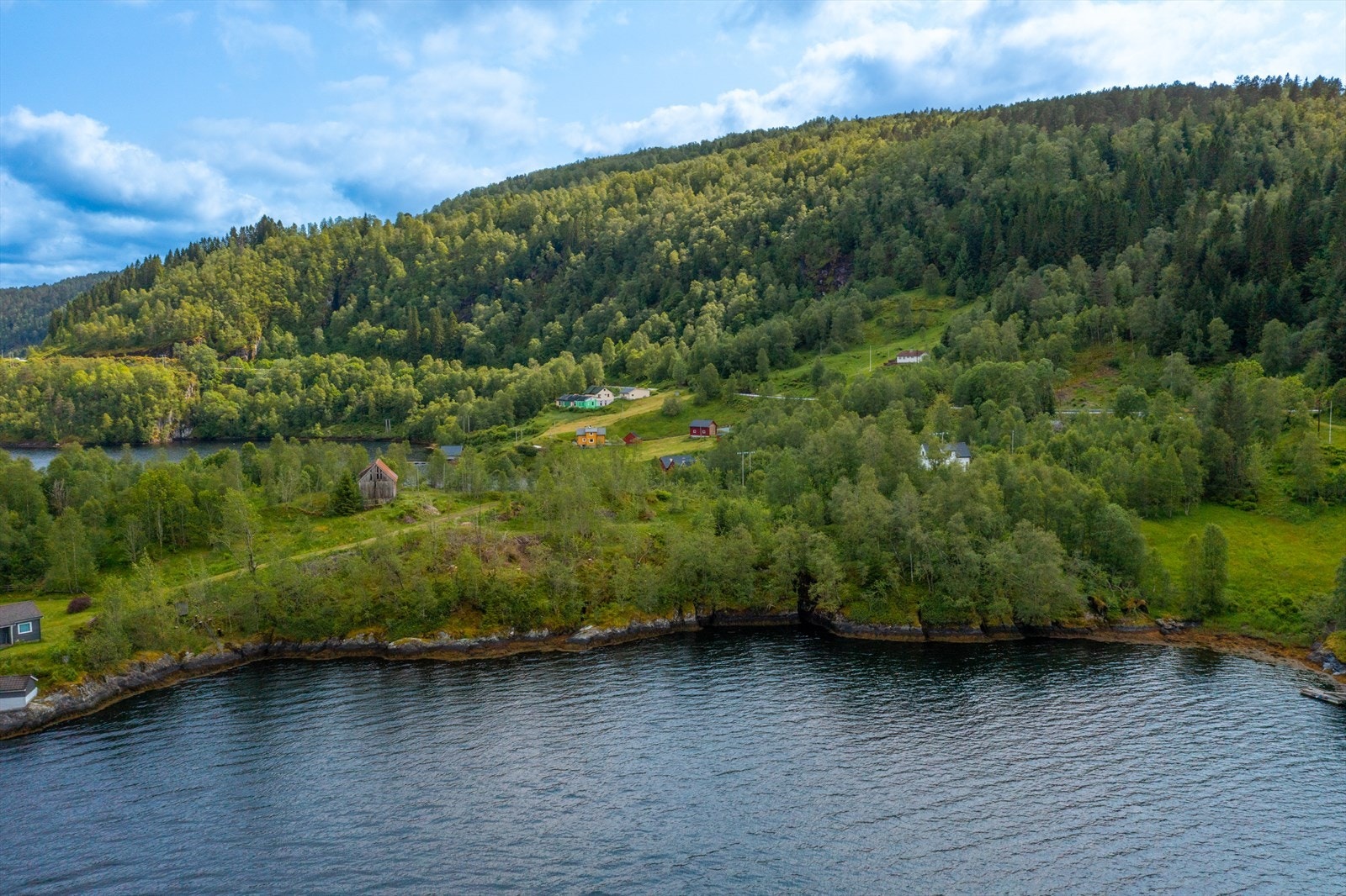 Eigedommen fordeler seg på tre teigar Galleribilde