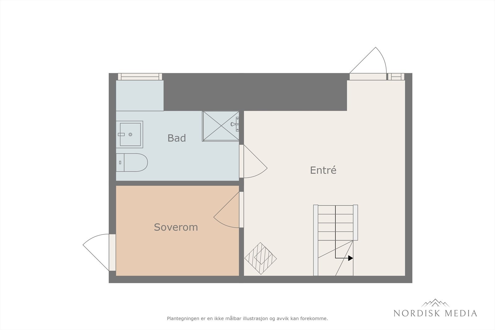 Plantegning Galleribilde