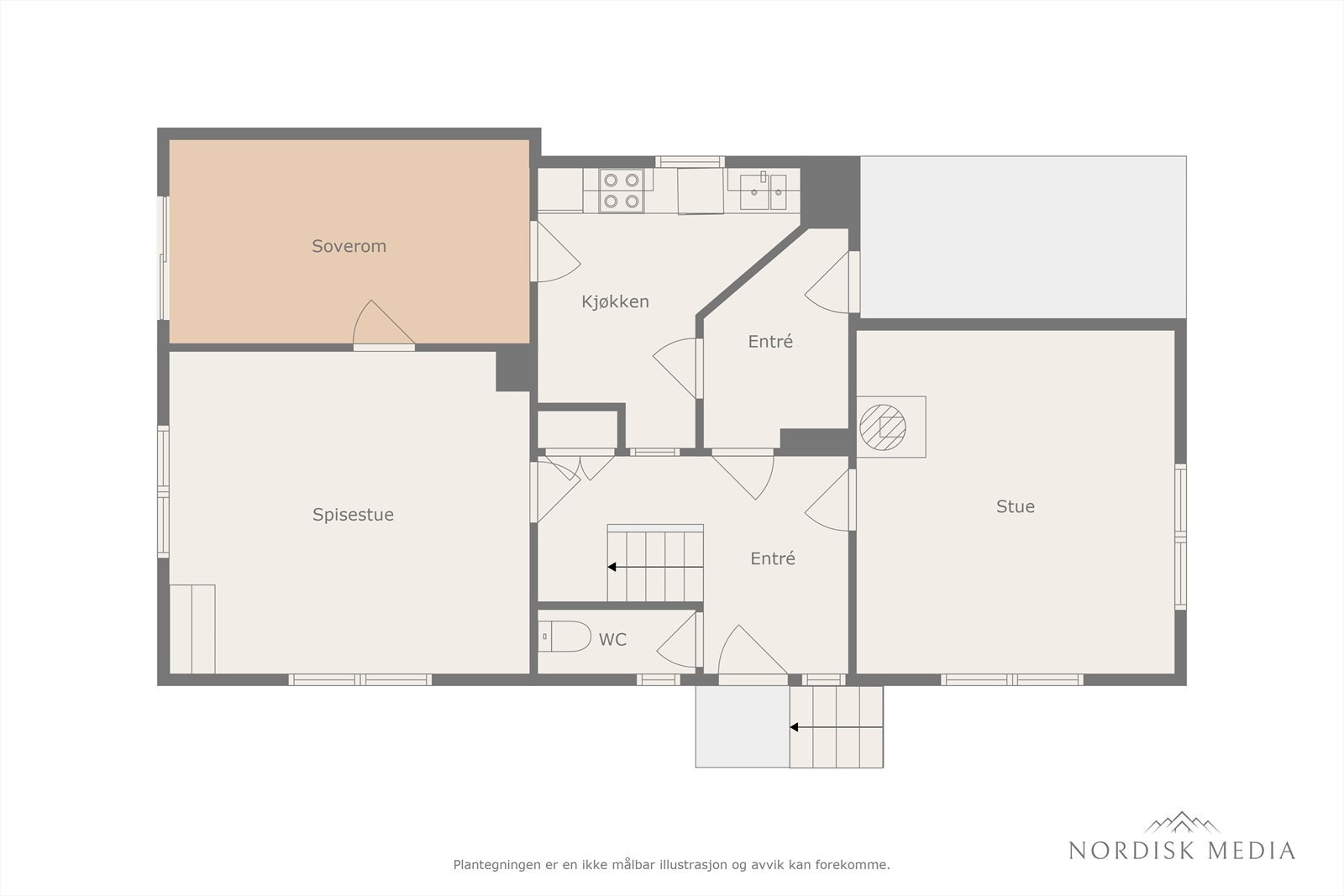 Plantegning Galleribilde