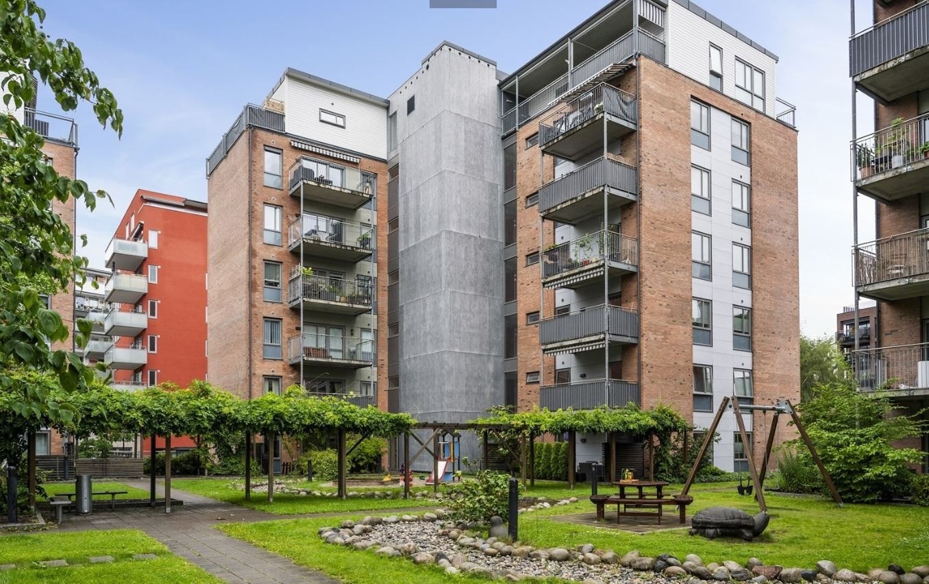 Fasade - sett fra bakgården. Galleribilde