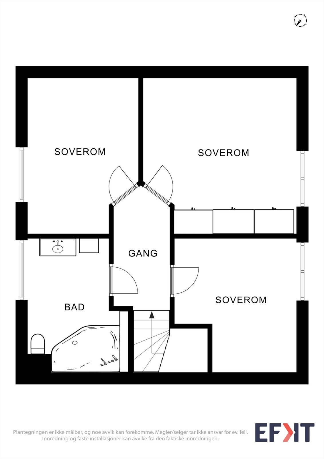 Plantegning 2.etasje Galleribilde