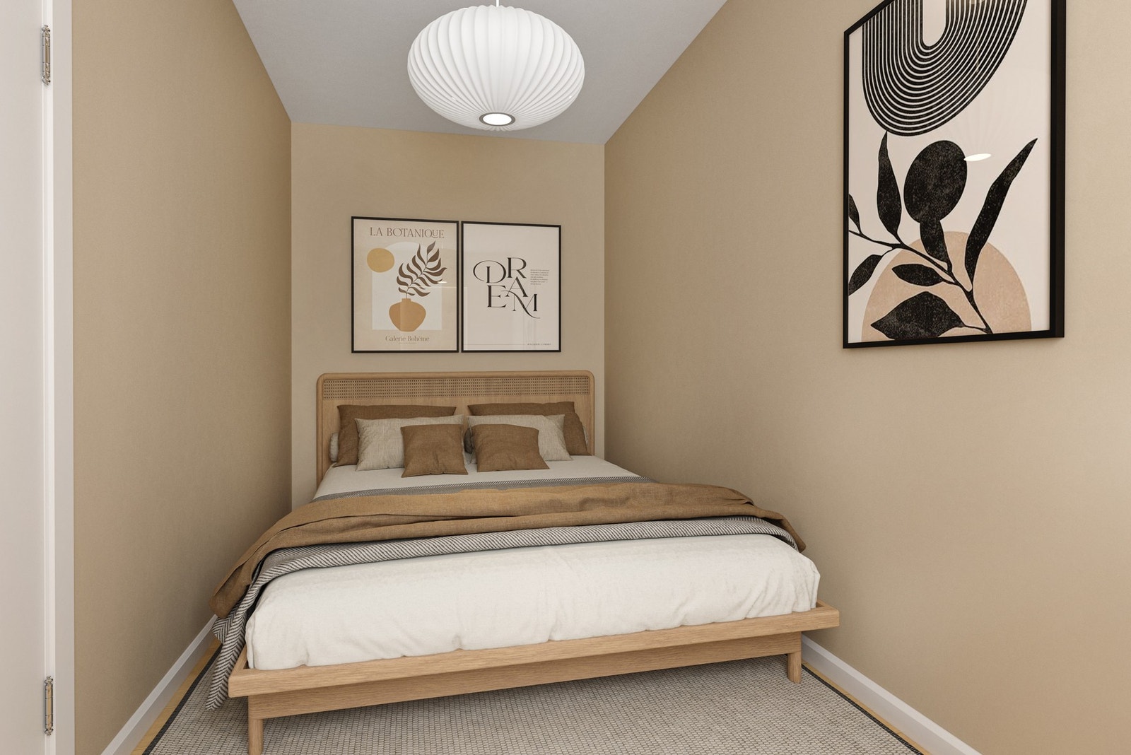 Illustrasjonsbilde av soverommet. Kun ment som inspirasjon. Galleribilde