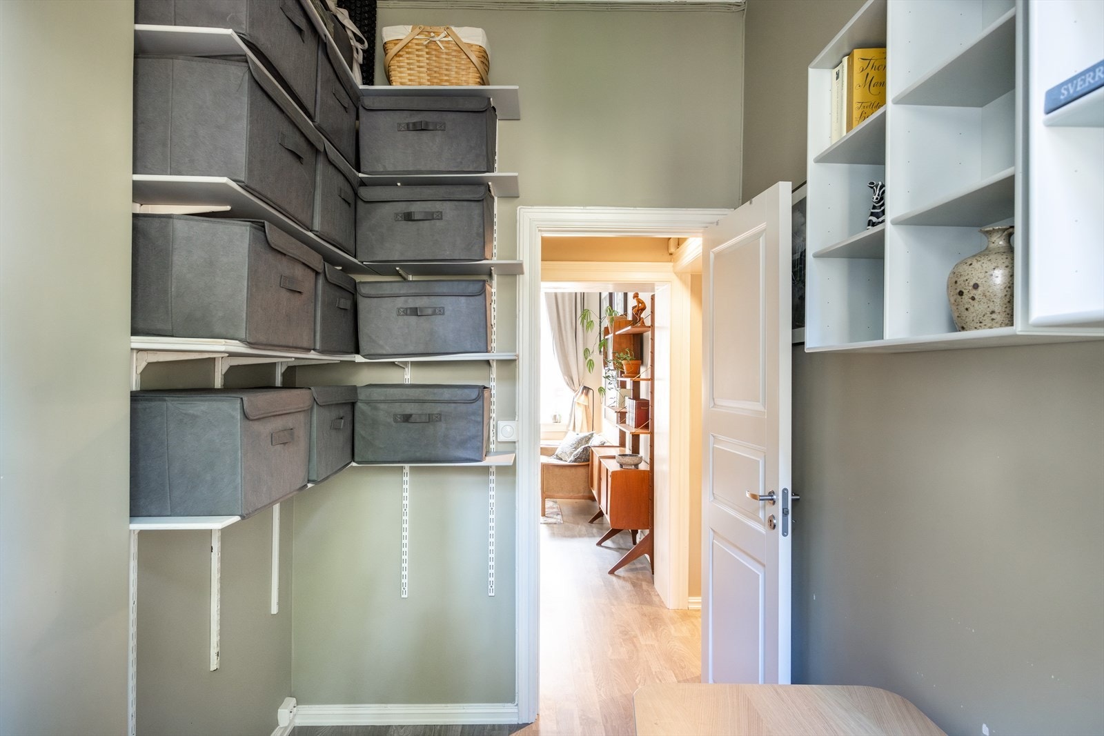 Det andre soverommet benyttes i dag som kontor. Galleribilde