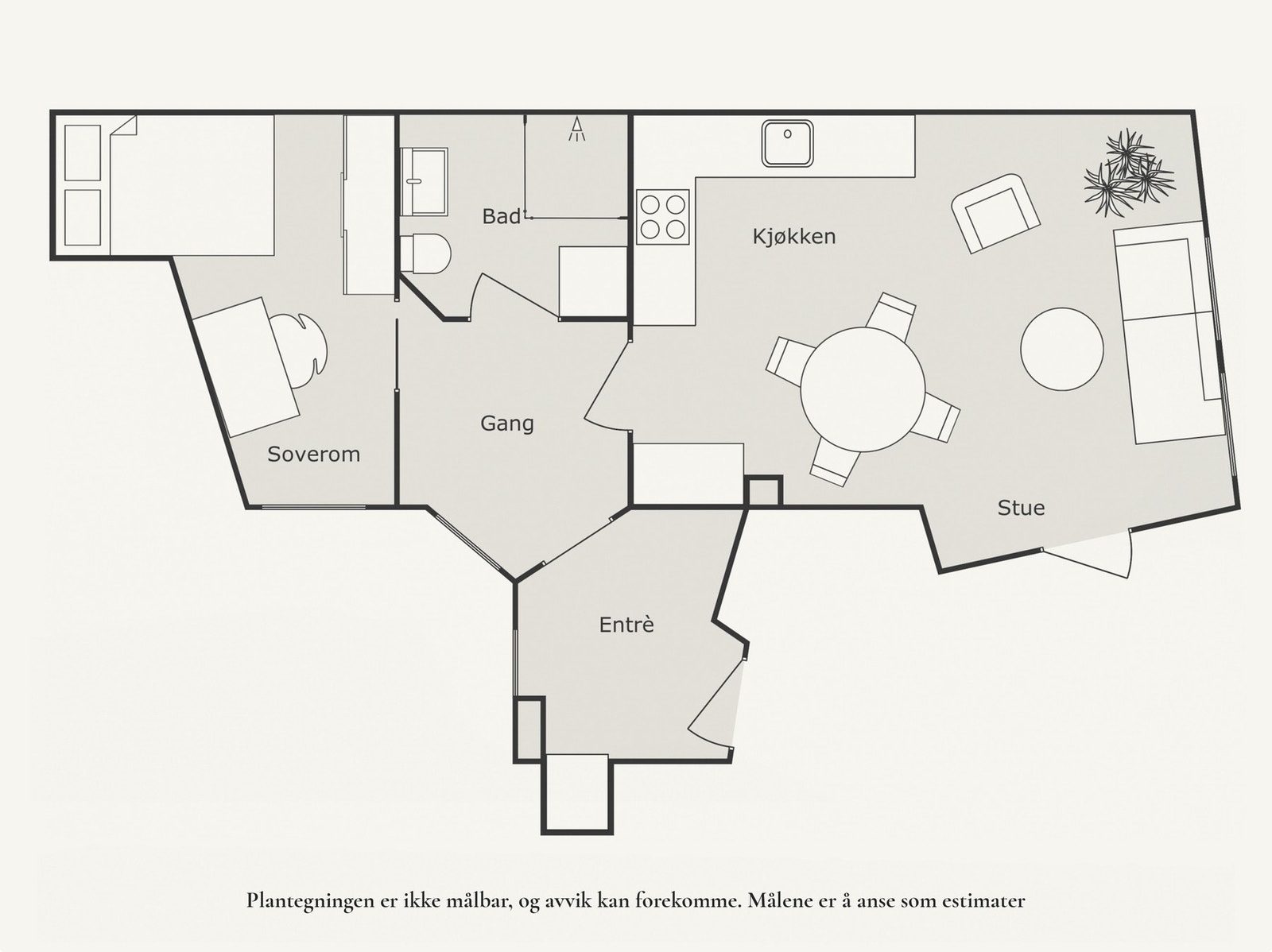 Plantegning. Galleribilde