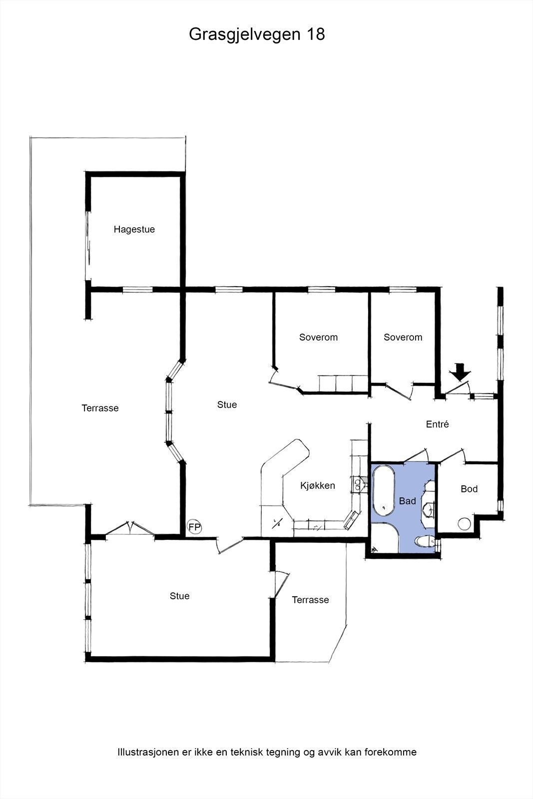 Planløsning Galleribilde