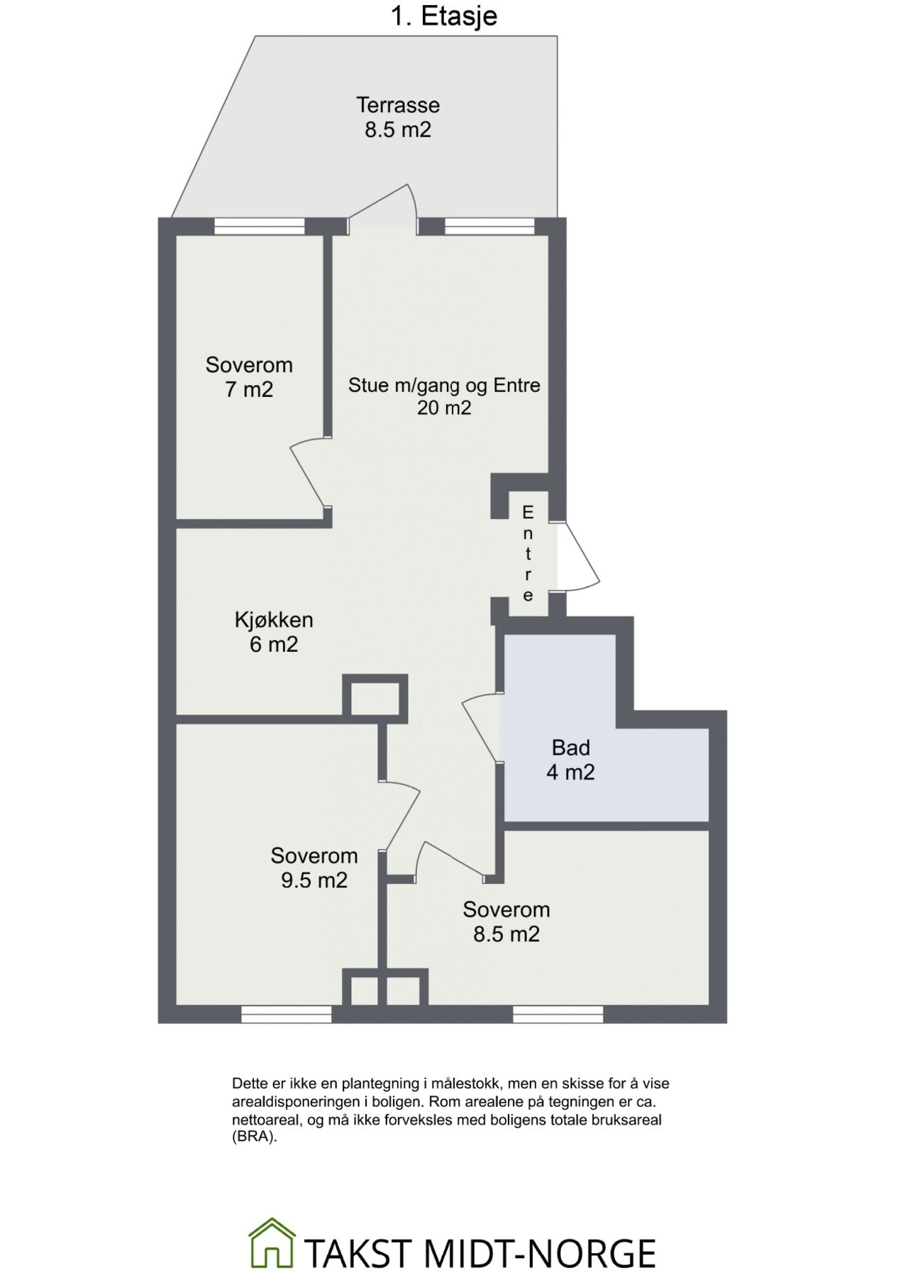 Planskisse. Galleribilde