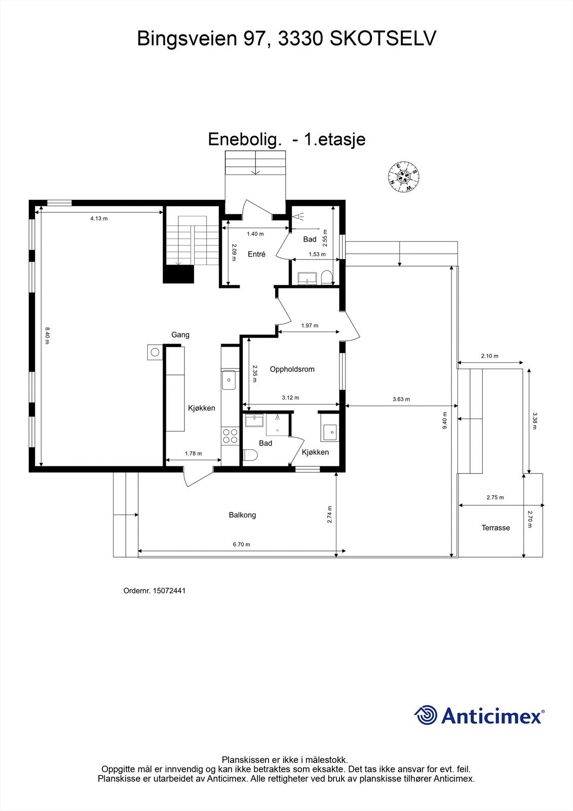 Plantegning - 1. etasje Galleribilde