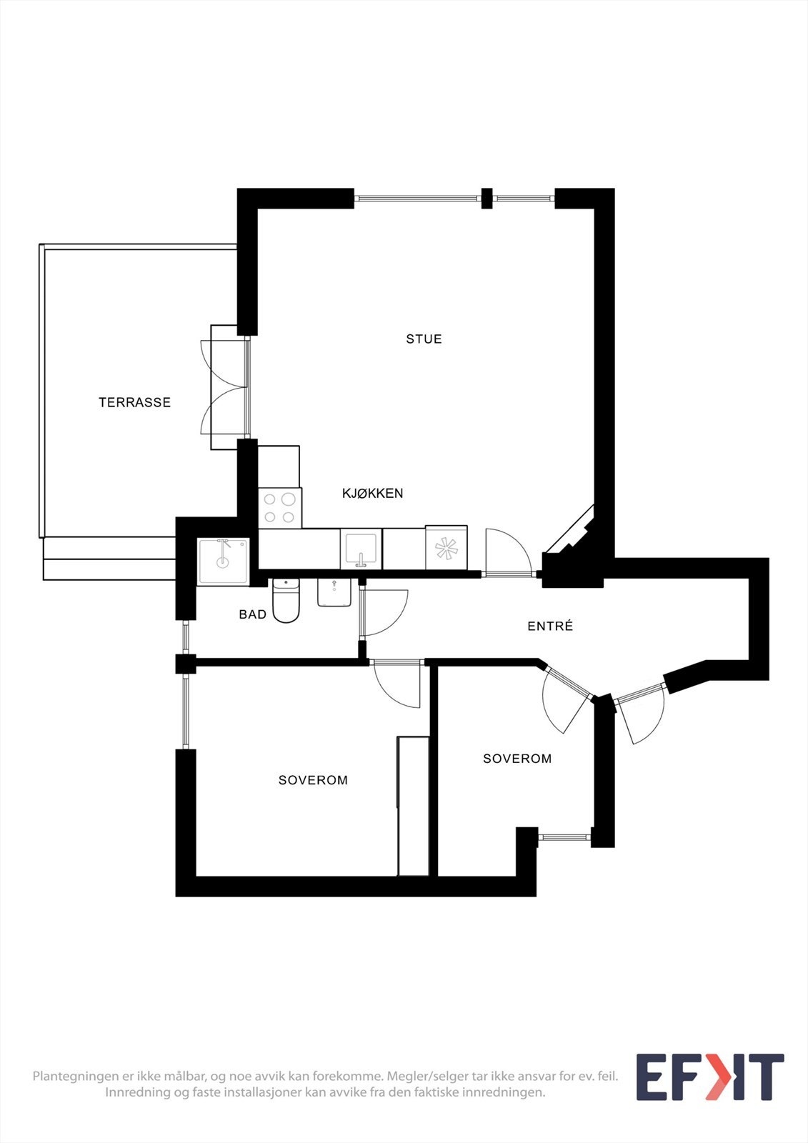 Plantegning 1.etasje Galleribilde