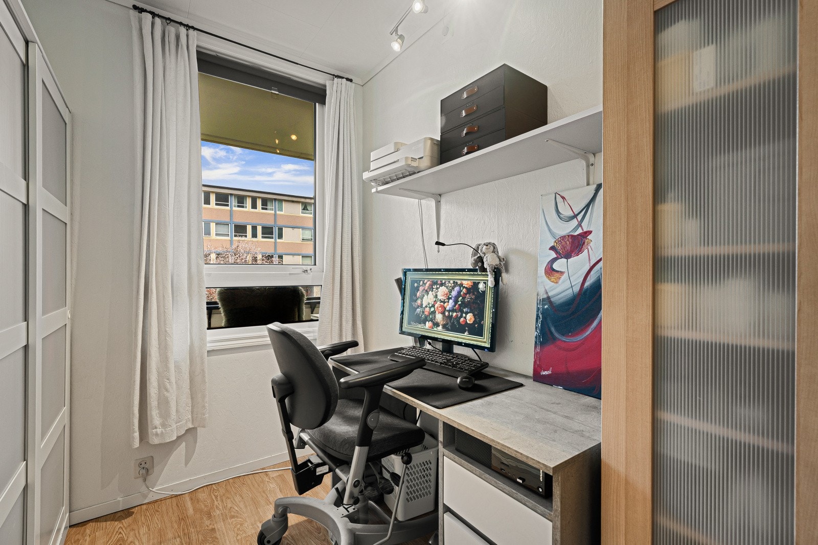 Leiligheten er svært innholdsrik. Galleribilde