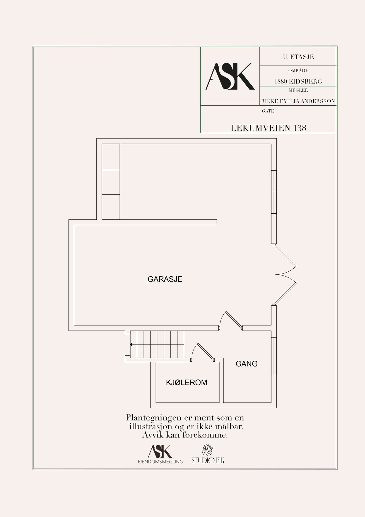 Plantegning Galleribilde