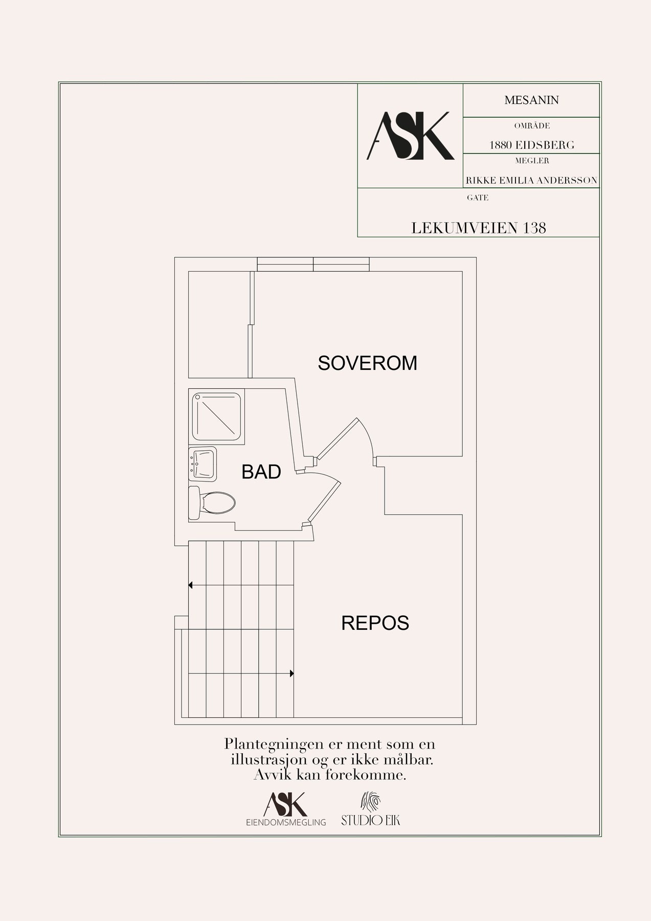 Plantegning Galleribilde