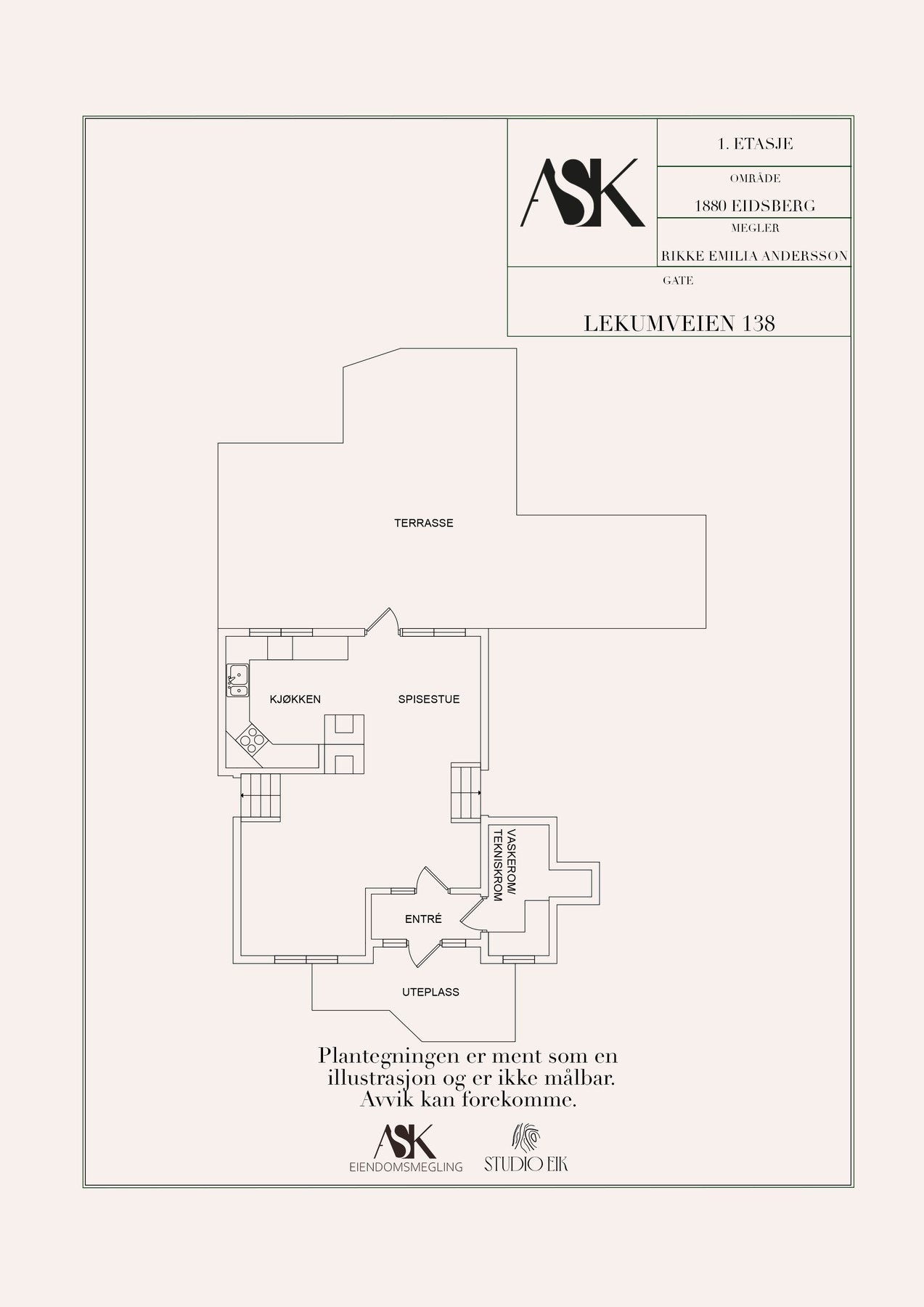 Plantegning Galleribilde