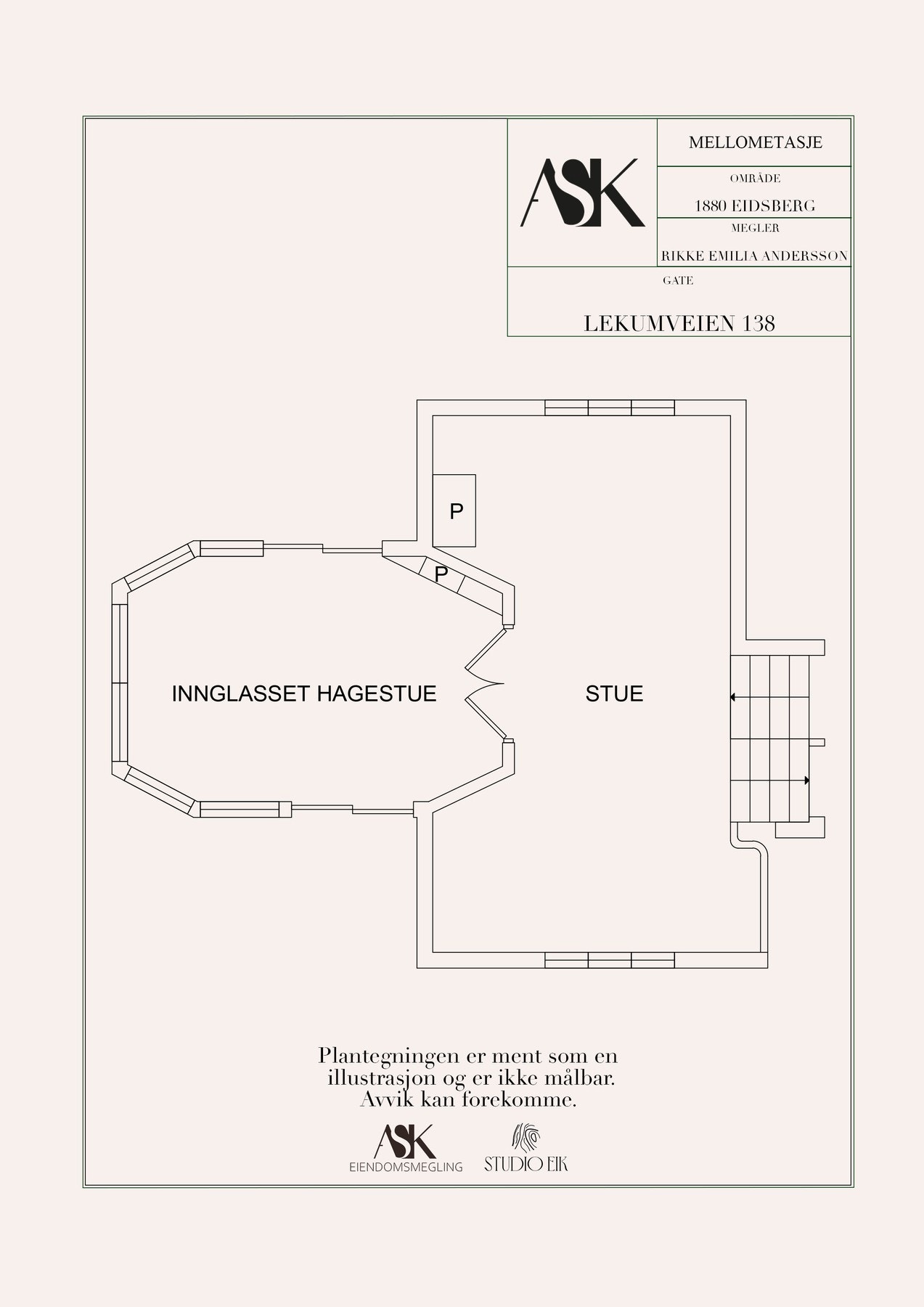Plantegning Galleribilde