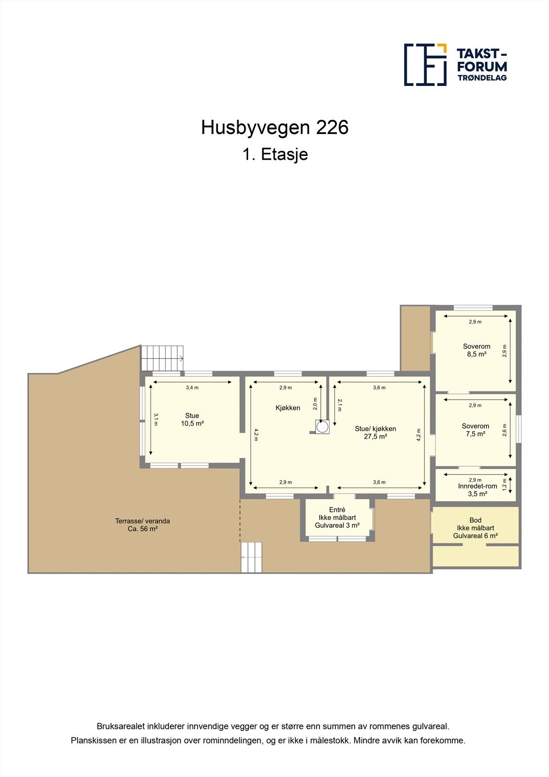 Plantegning Galleribilde