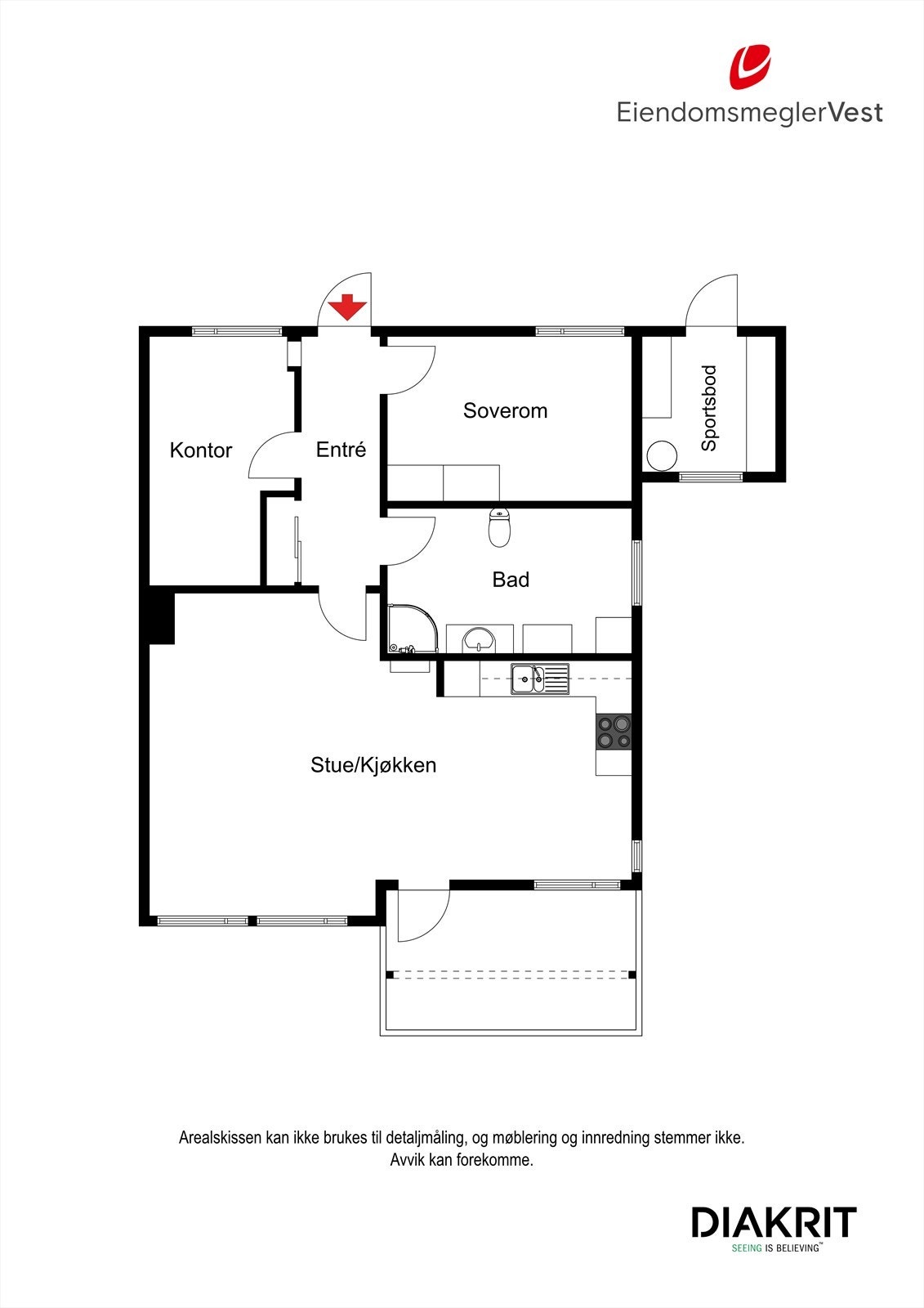 Plantegning Galleribilde
