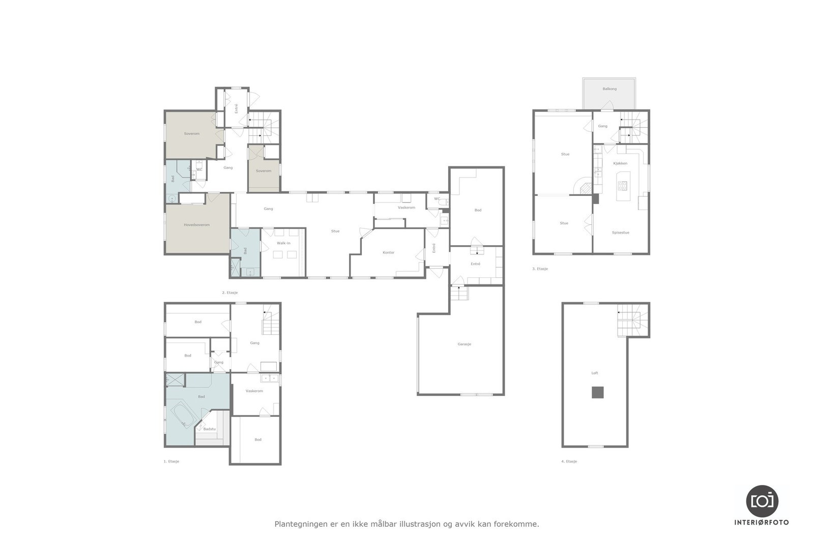 Plantegninger Galleribilde