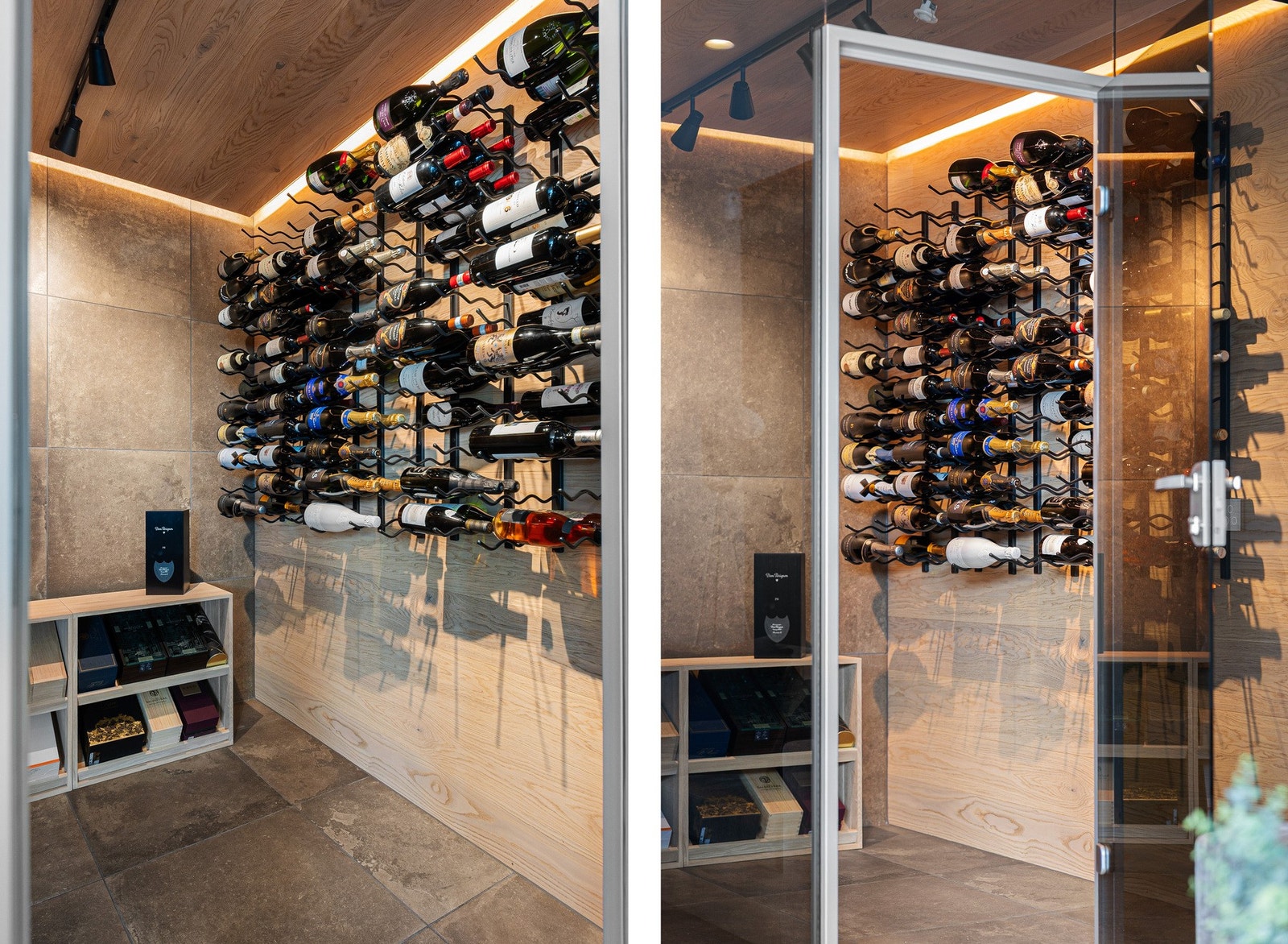 Vinrom i underetasjen. Galleribilde