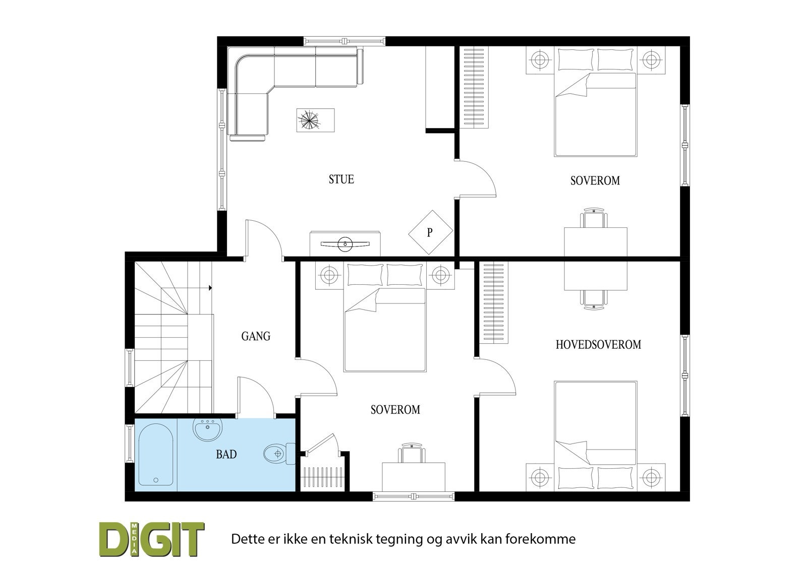 2 etasje. Galleribilde