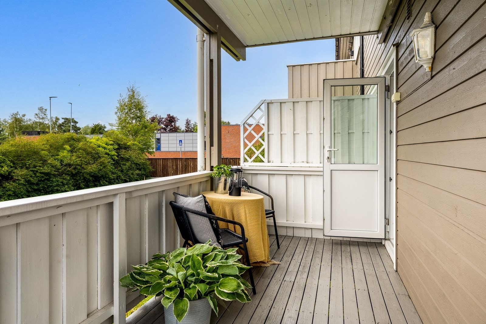 Deilig overbygget veranda. Galleribilde
