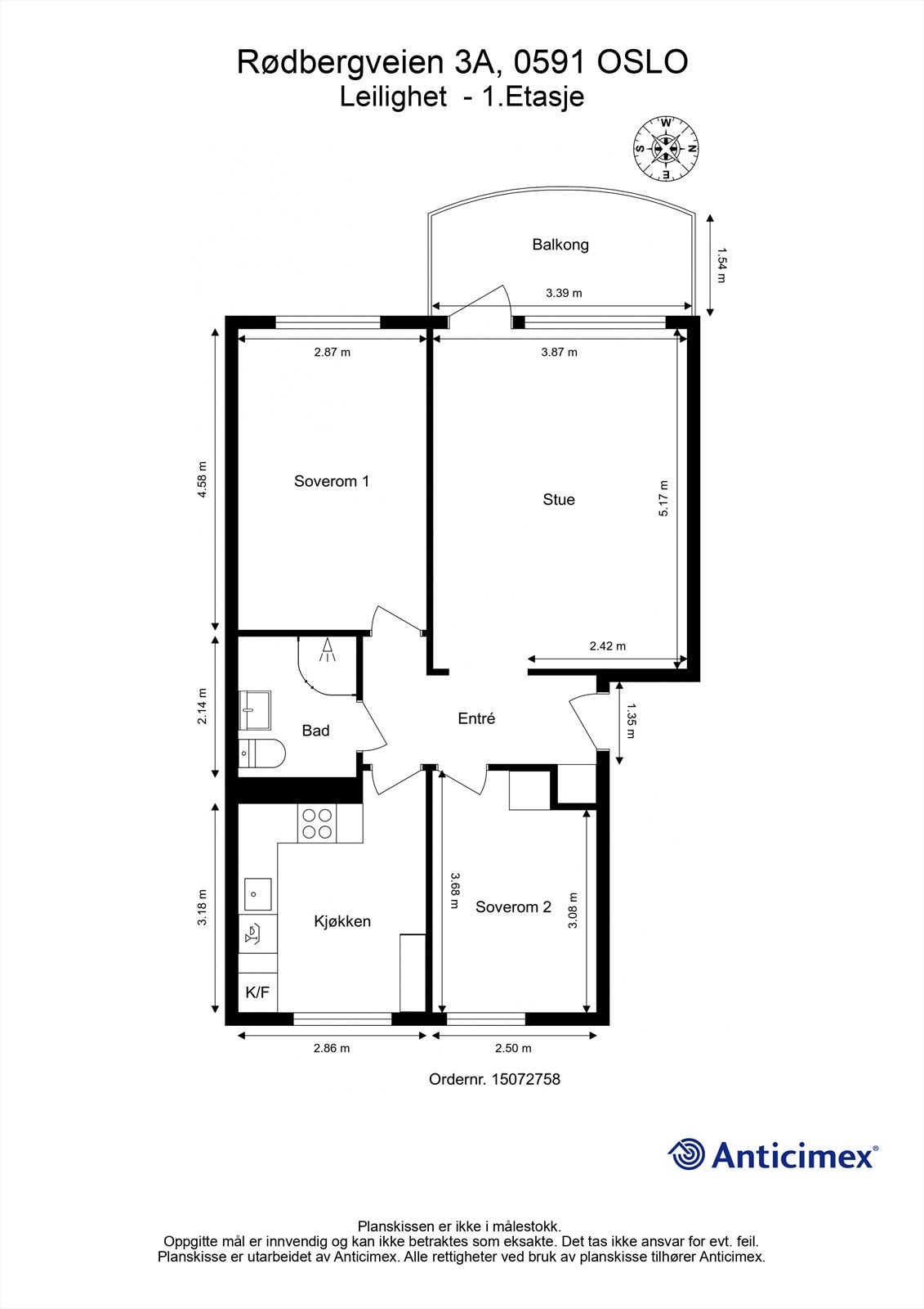 Plantegning Galleribilde