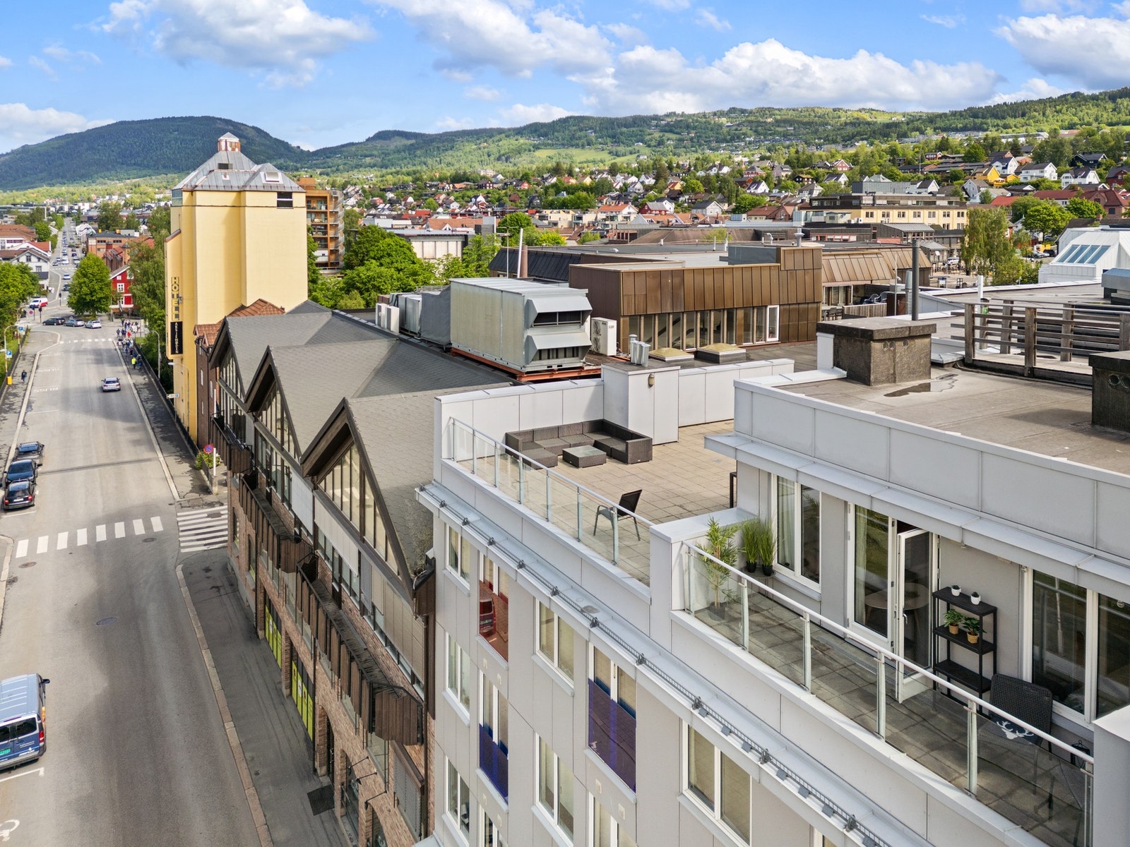 I tillegg er det felles takterrasse for leilighetene Galleribilde