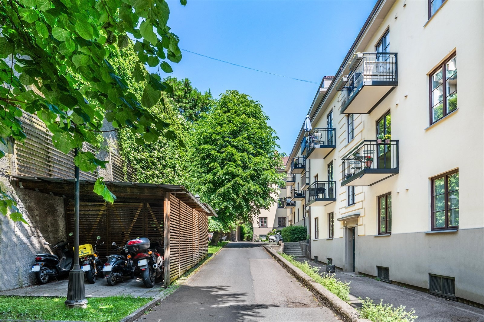 Pent opparbeidede fellesarealer. Galleribilde