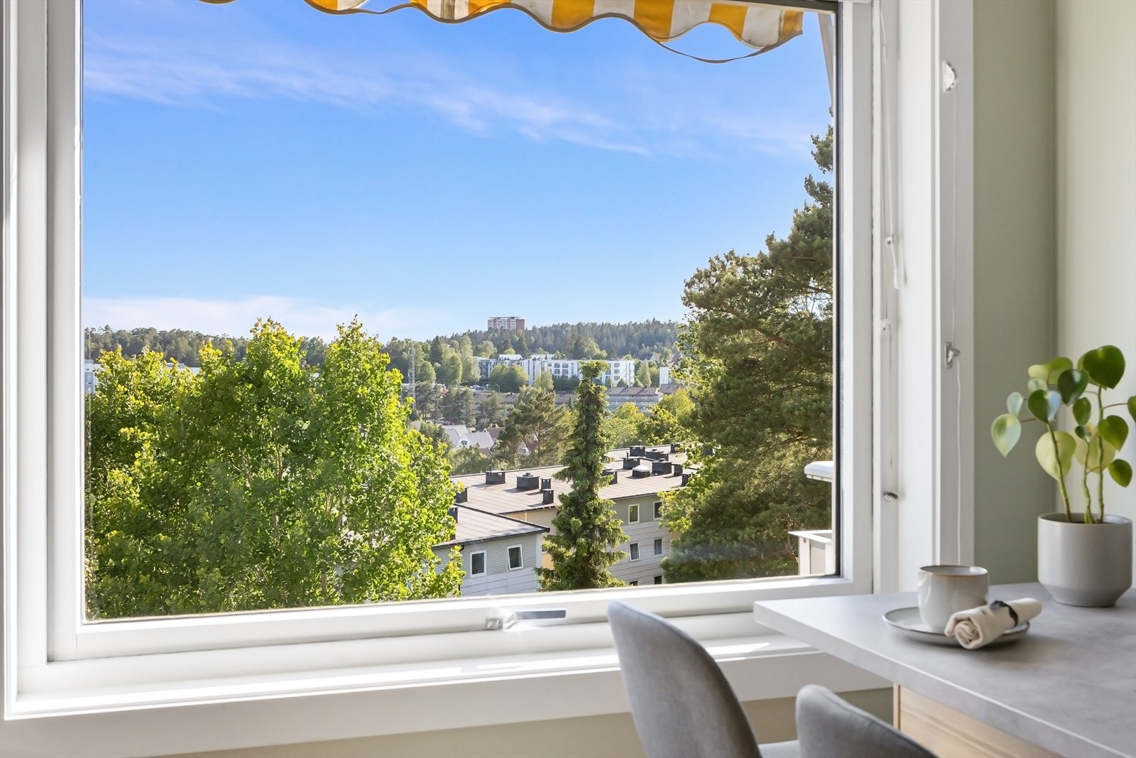 Det enkle er ofte det beste - som utsikten fra kjøkkenvinduet. Galleribilde