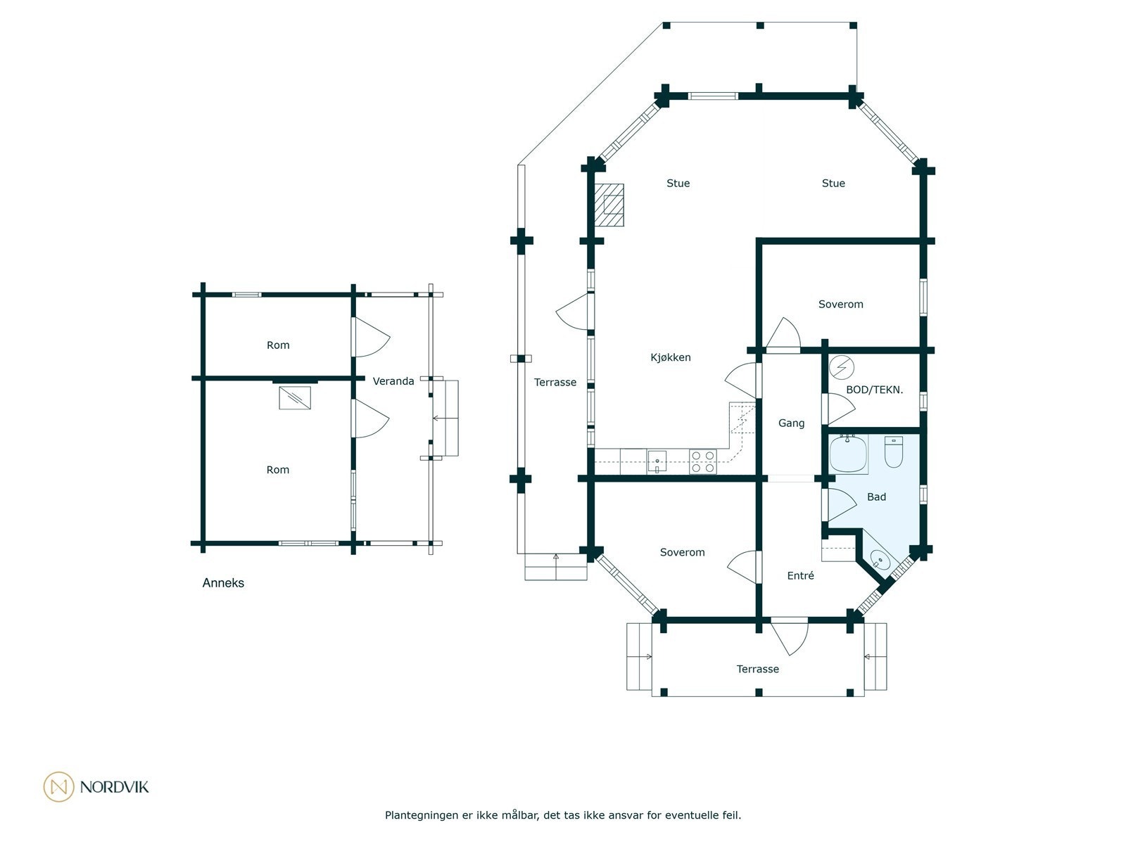 Plantegning Galleribilde