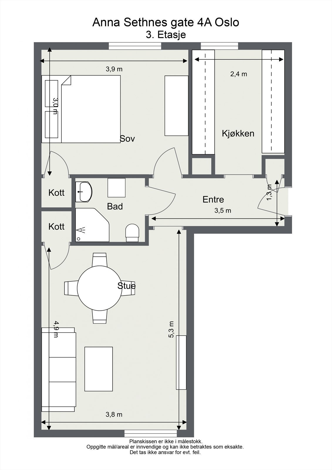 Plantegning Galleribilde