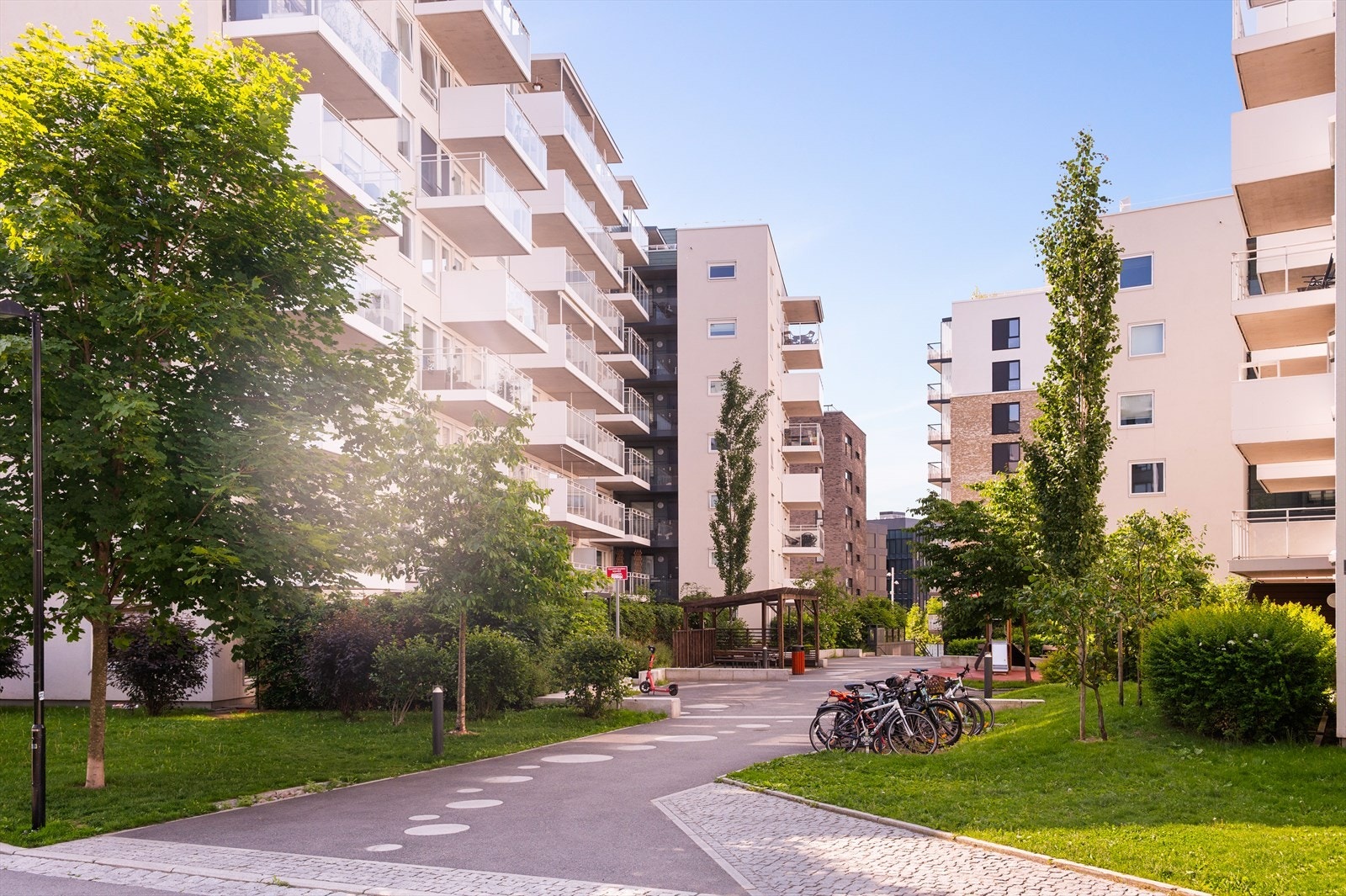 Borettslaget er fra 2018 og består av 69 andelsleiligheter. Galleribilde