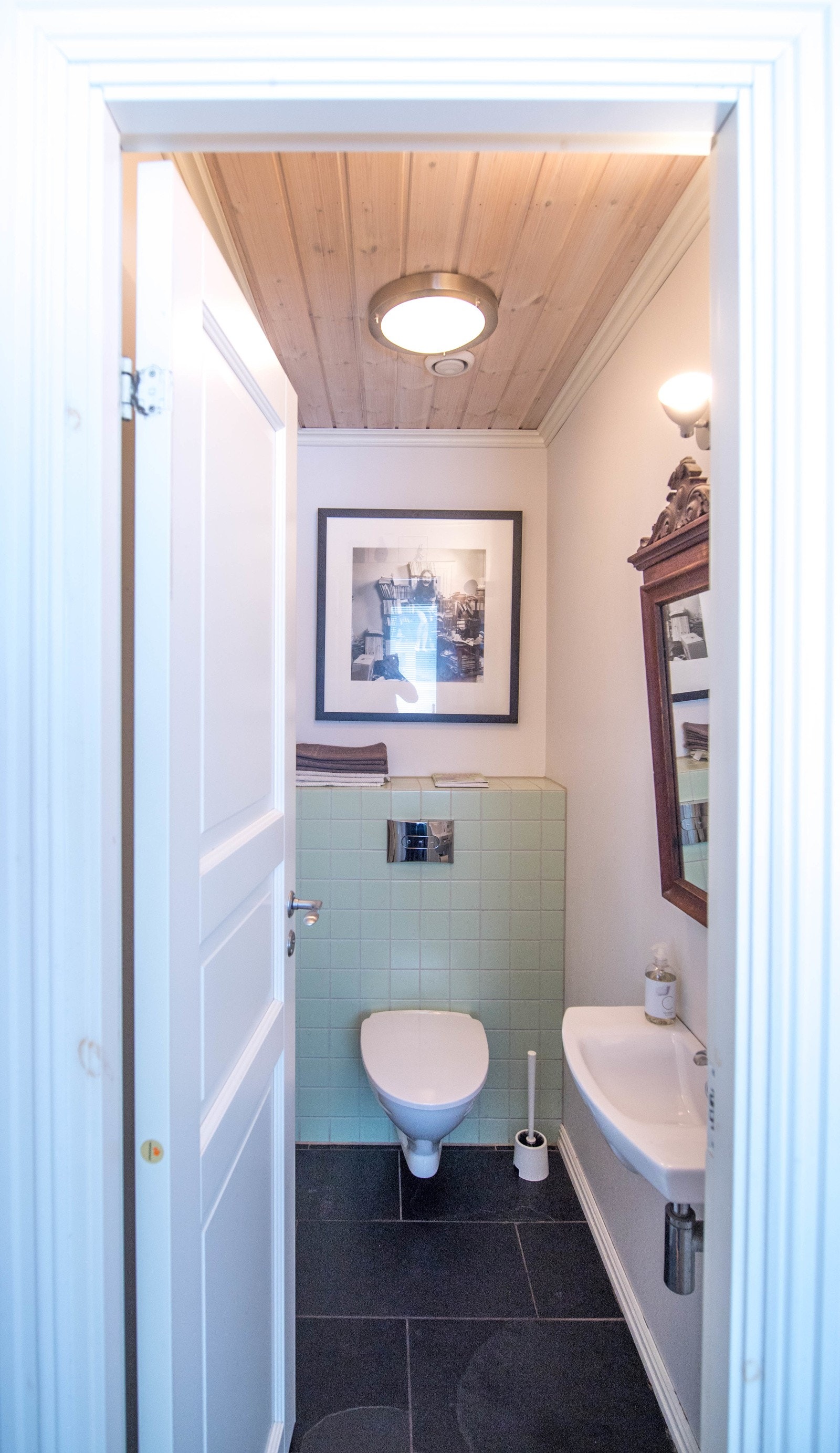 Wc i tverrfløyen. Galleribilde