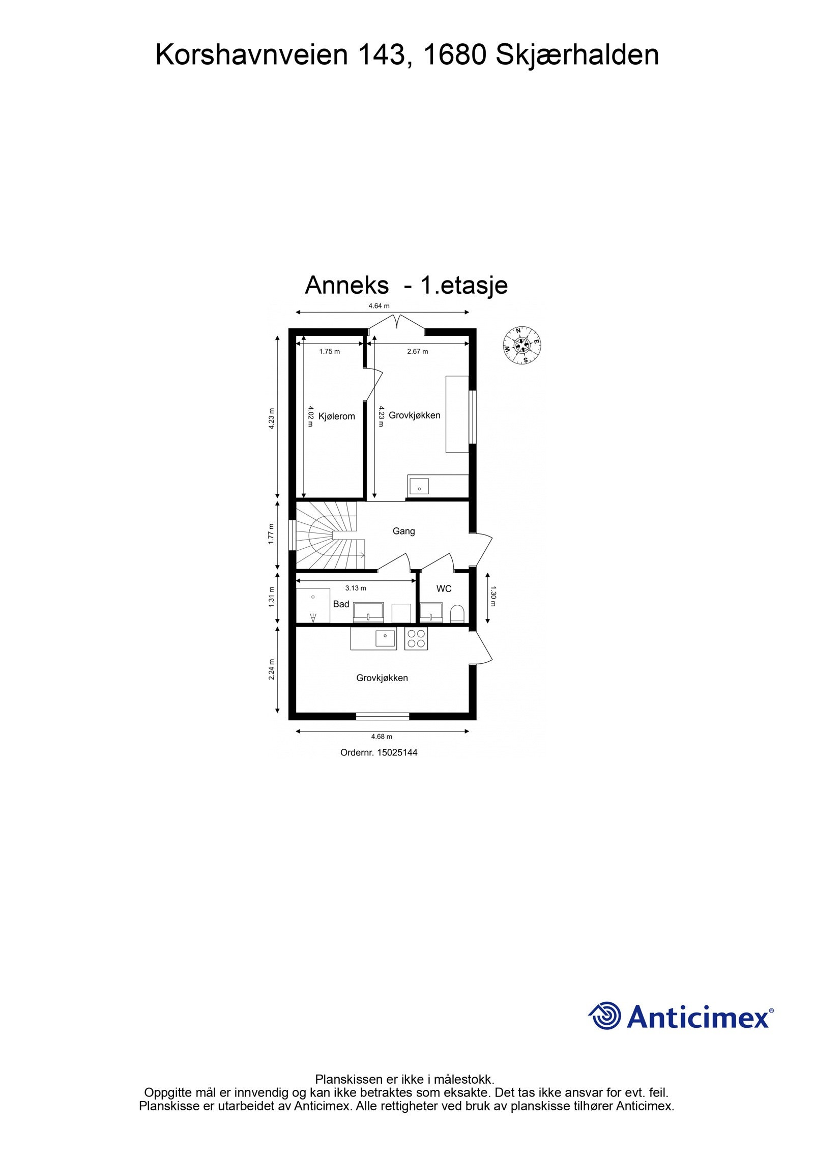 Arbeidshusets første etasje. Galleribilde