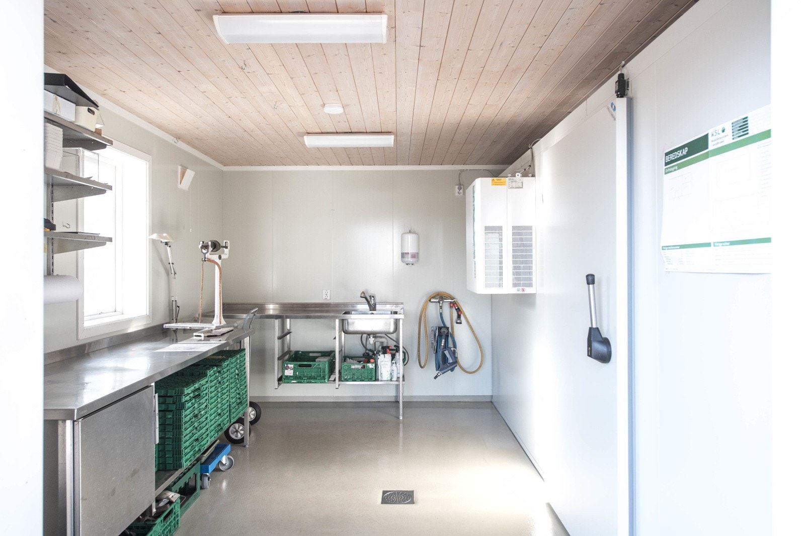 Et av to grovkjøkken i arbeidshuset. Galleribilde