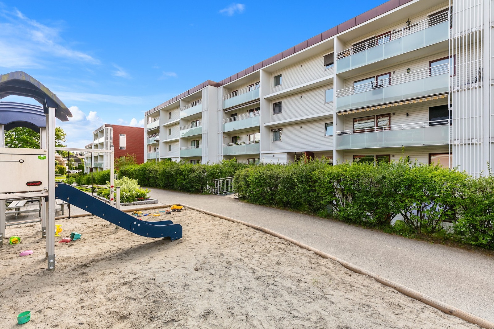 Skøyen Terrasse er et svært populært boligområde for familier i alle aldre Galleribilde