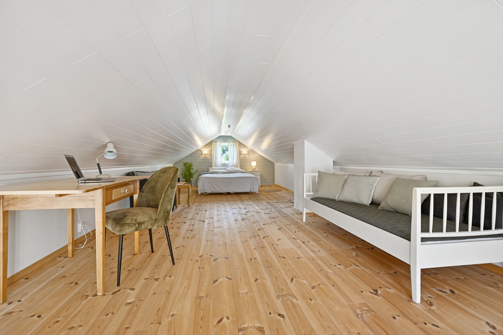 Innredet loft Galleribilde