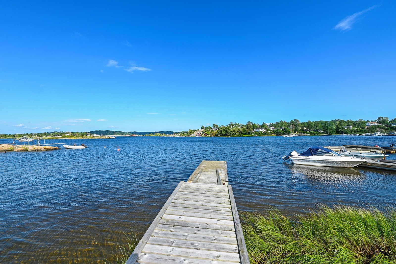 Eier har benyttet båtplass på denne brygga. Galleribilde