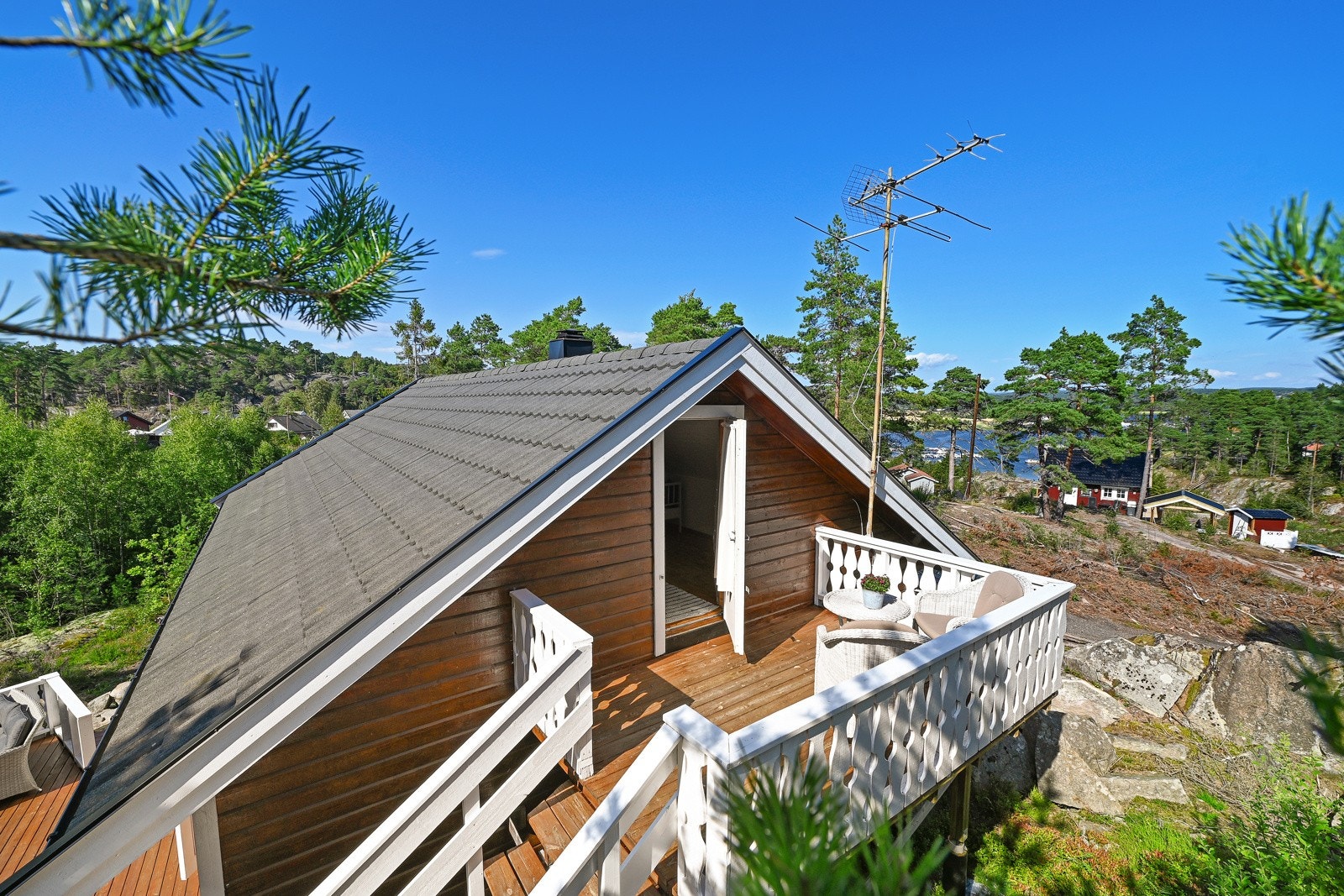 Utvendig loftstrapp Galleribilde