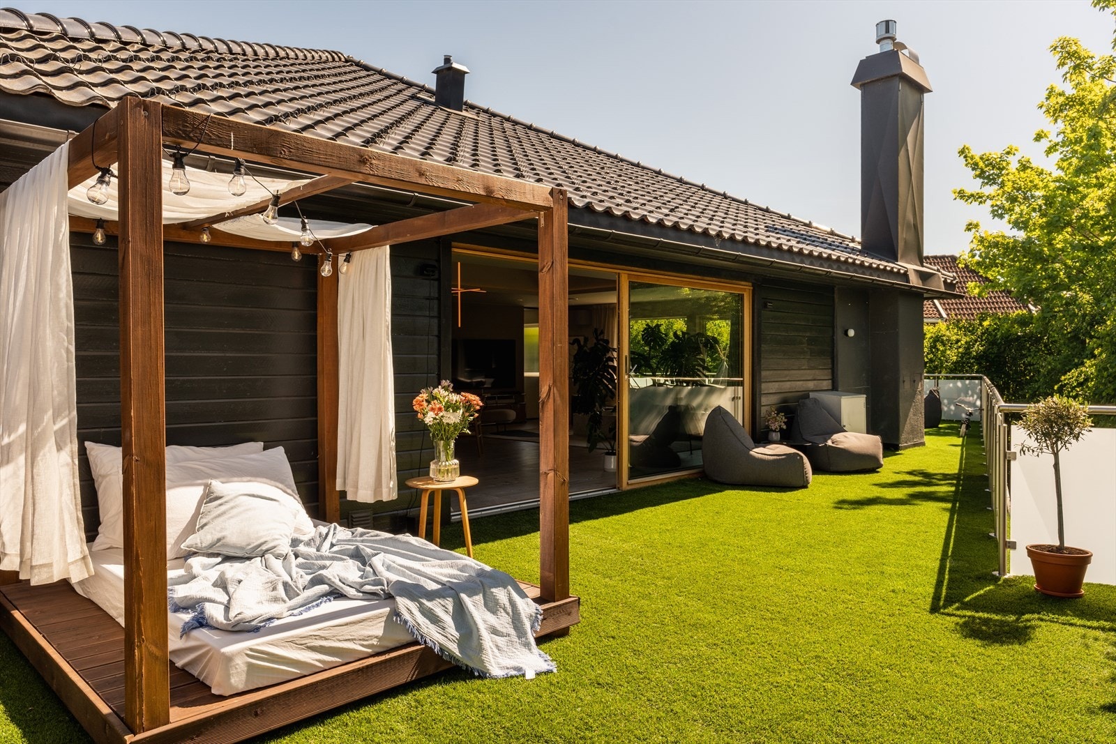 Easy living med topp-modell kunstgresset Living excellence fra Scanturf. Galleribilde