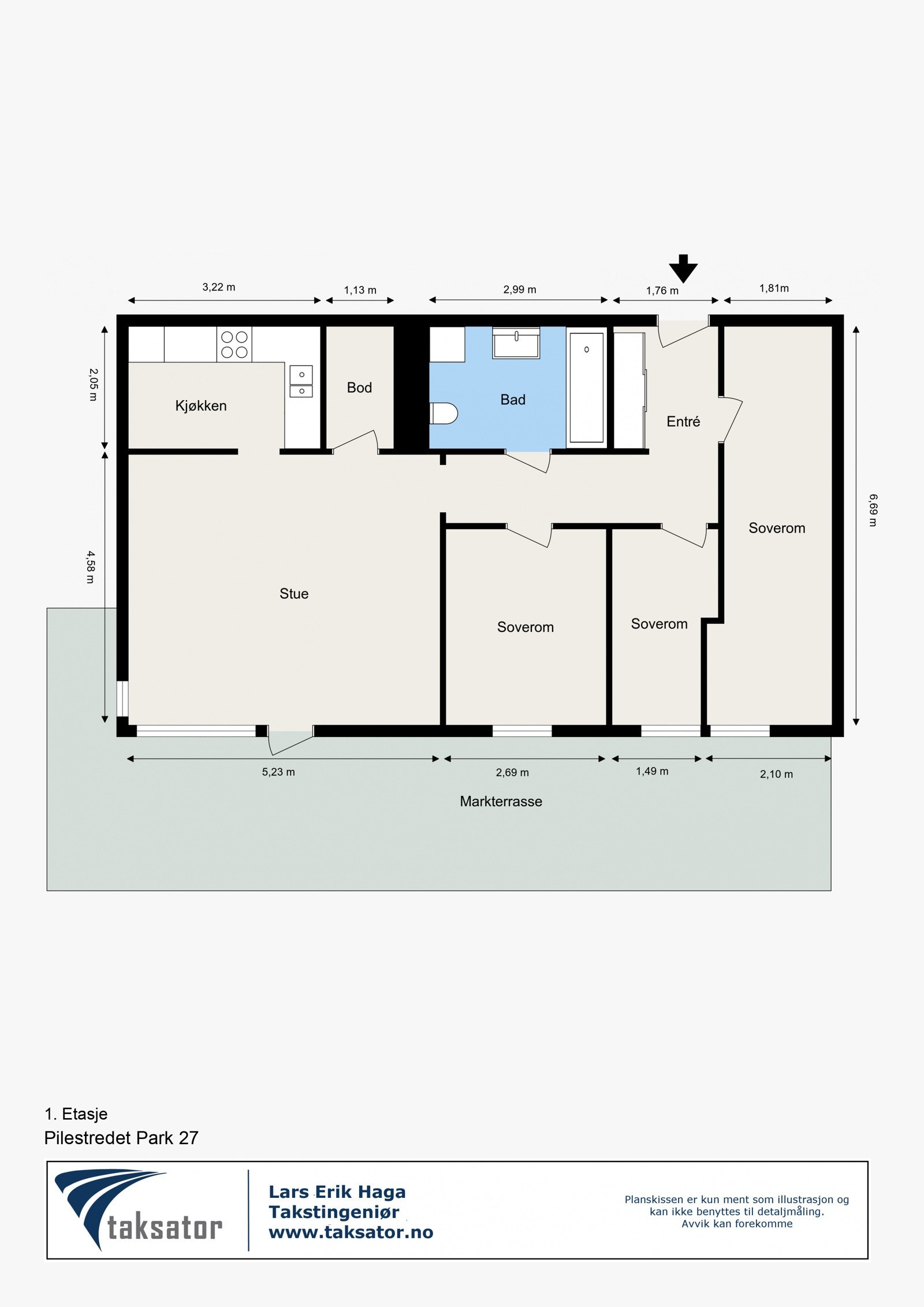 Plantegning - velkommen til visning! Galleribilde