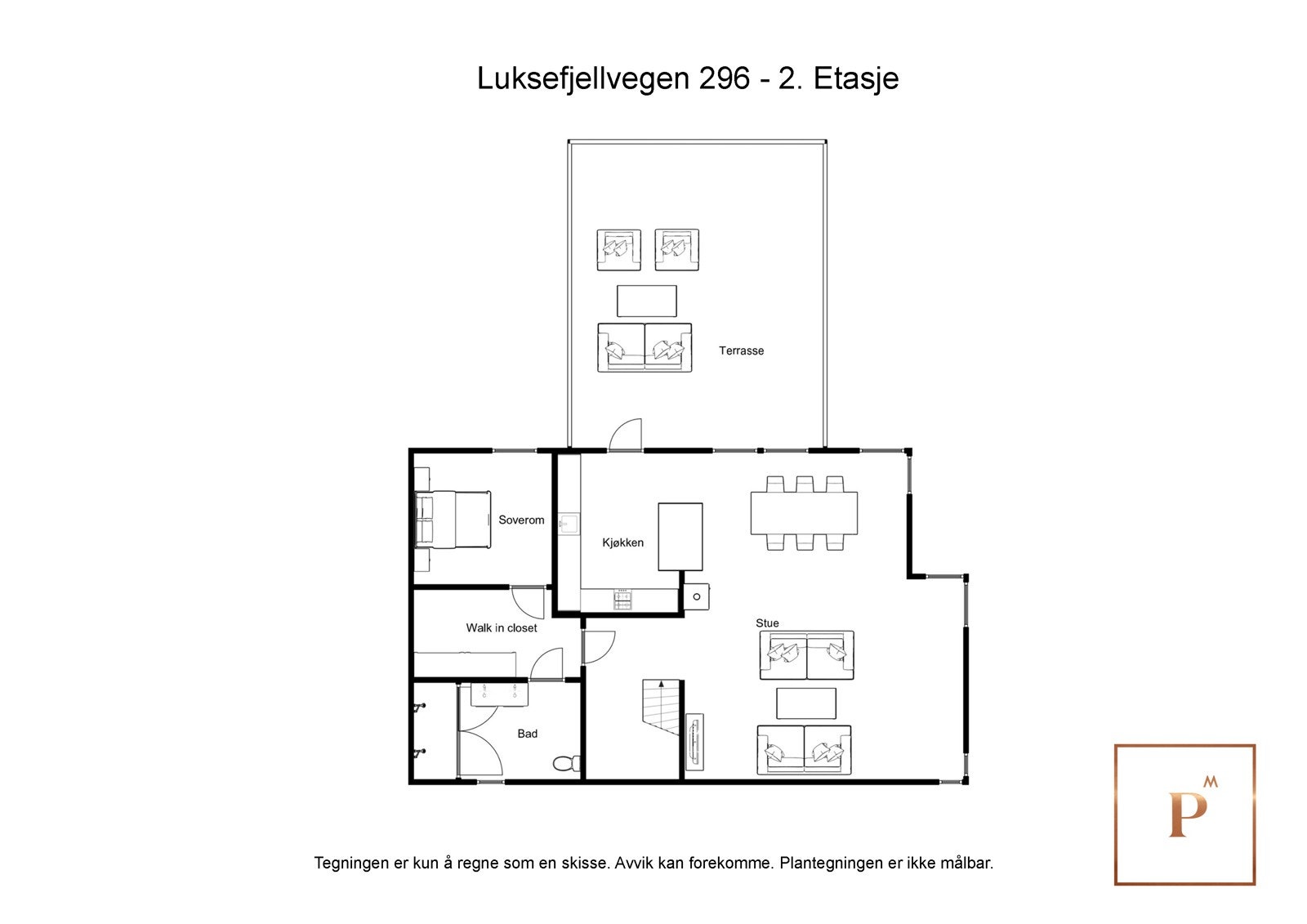 Plantegning 2. etg. Galleribilde
