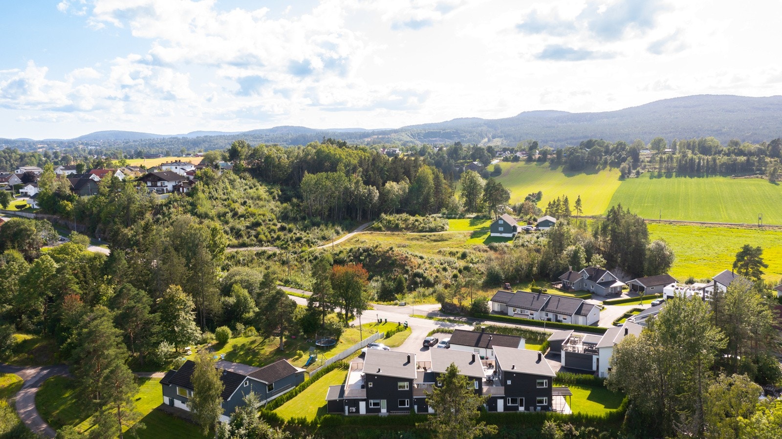Dronebilde Galleribilde