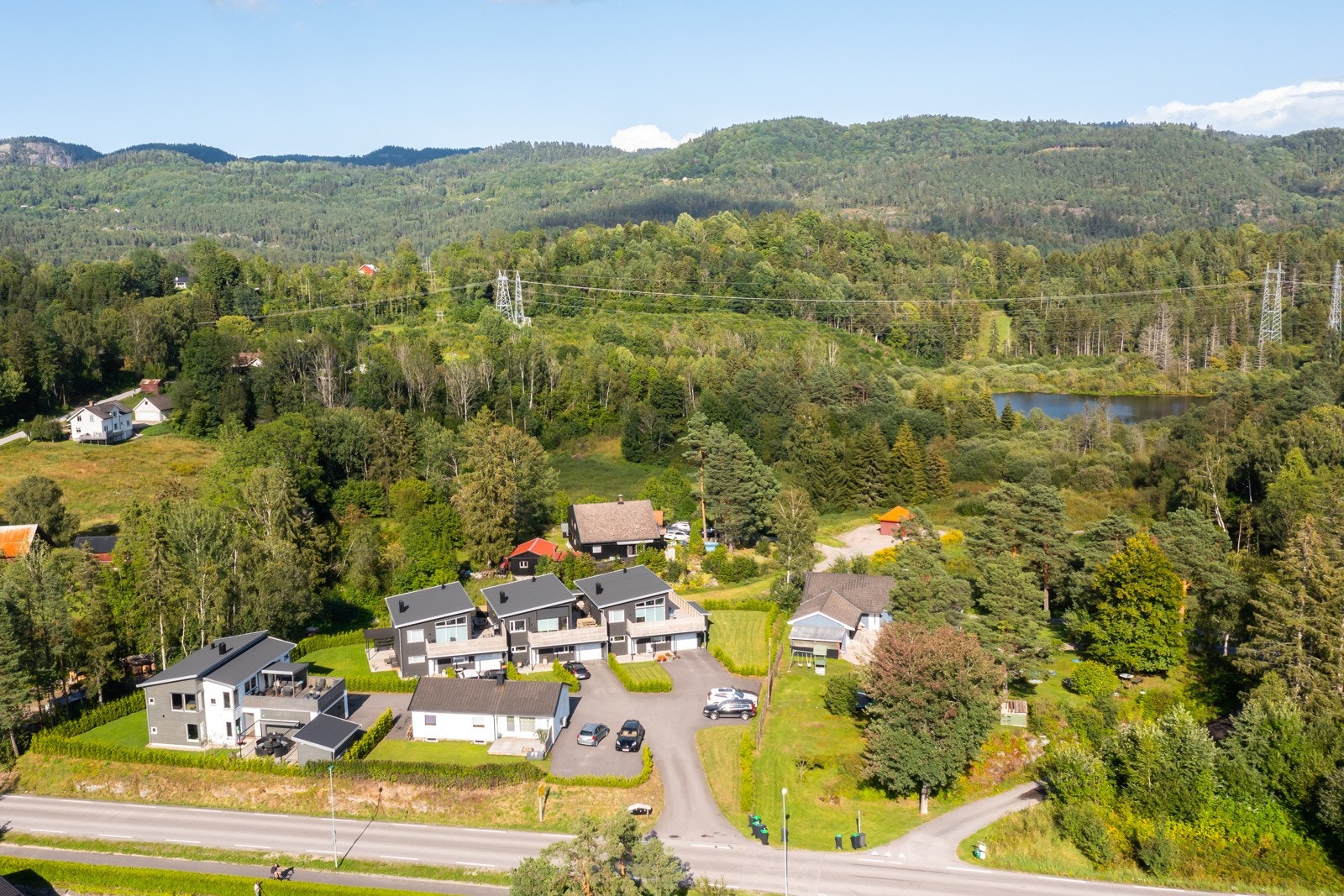 Dronebilde Galleribilde